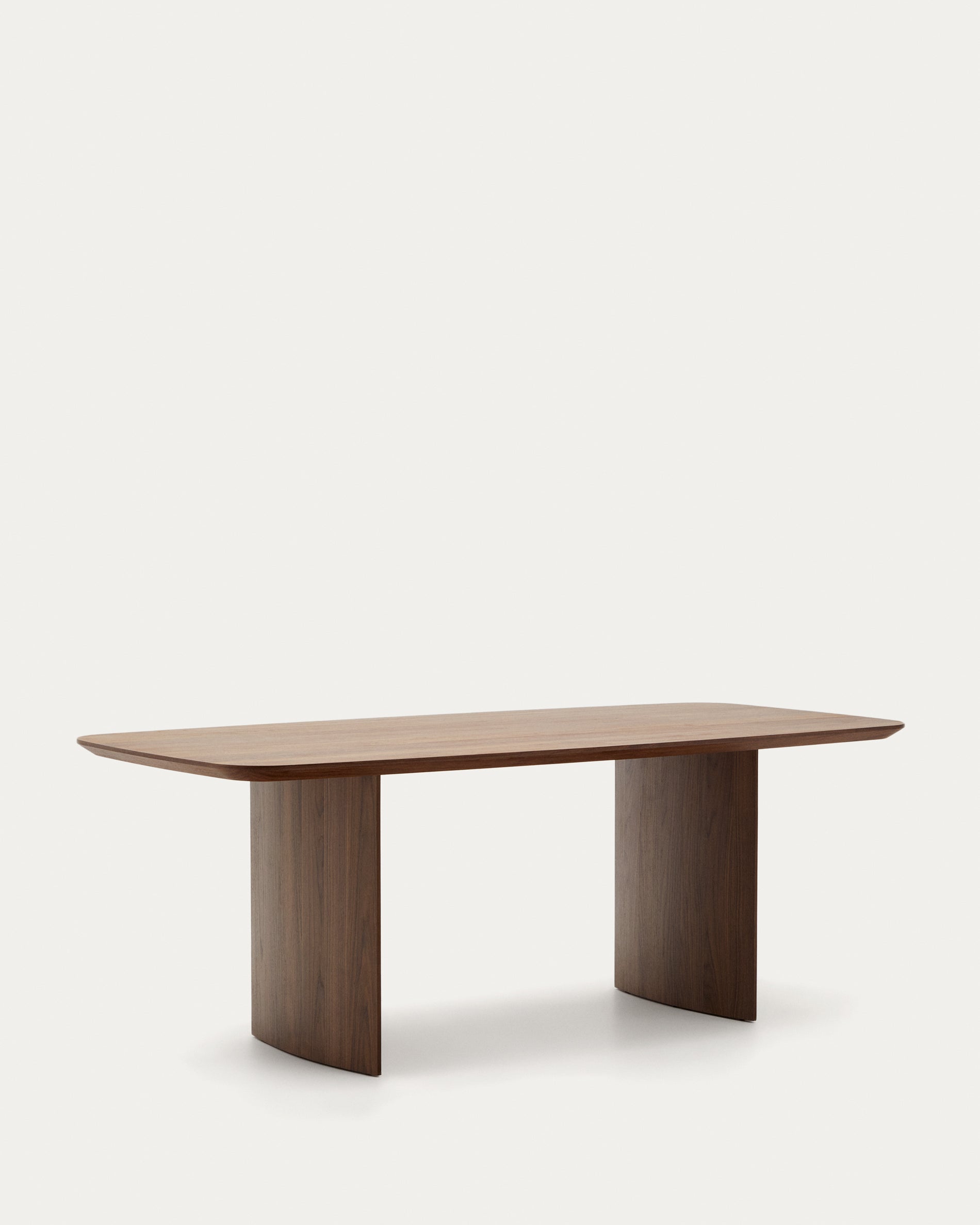 Litto table made from walnut veneer, 200 x 100 cm - Product View