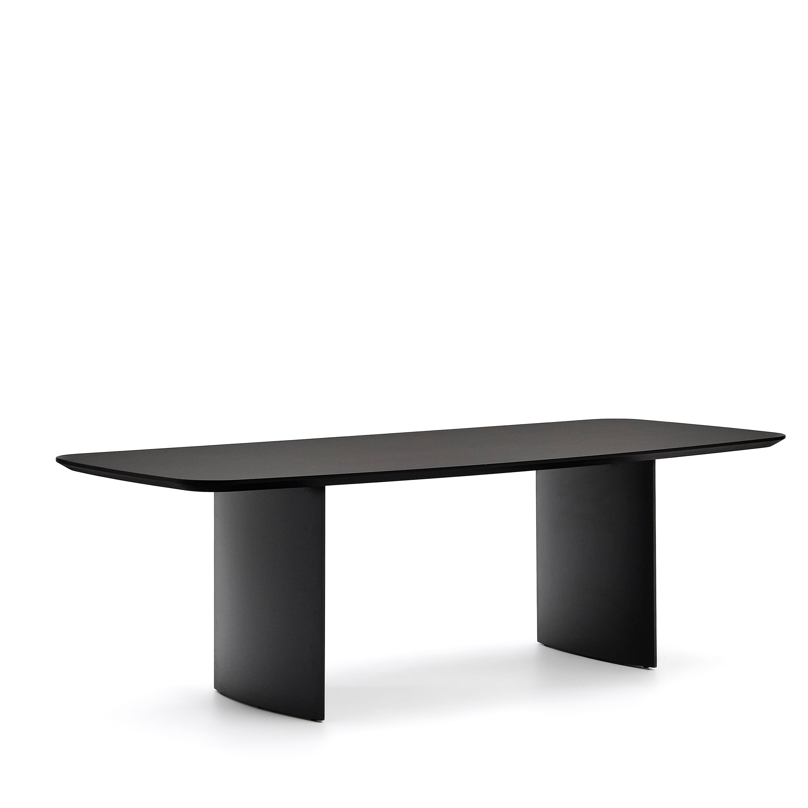 Litto black, lacquered MDF table, 240 x 100 cm