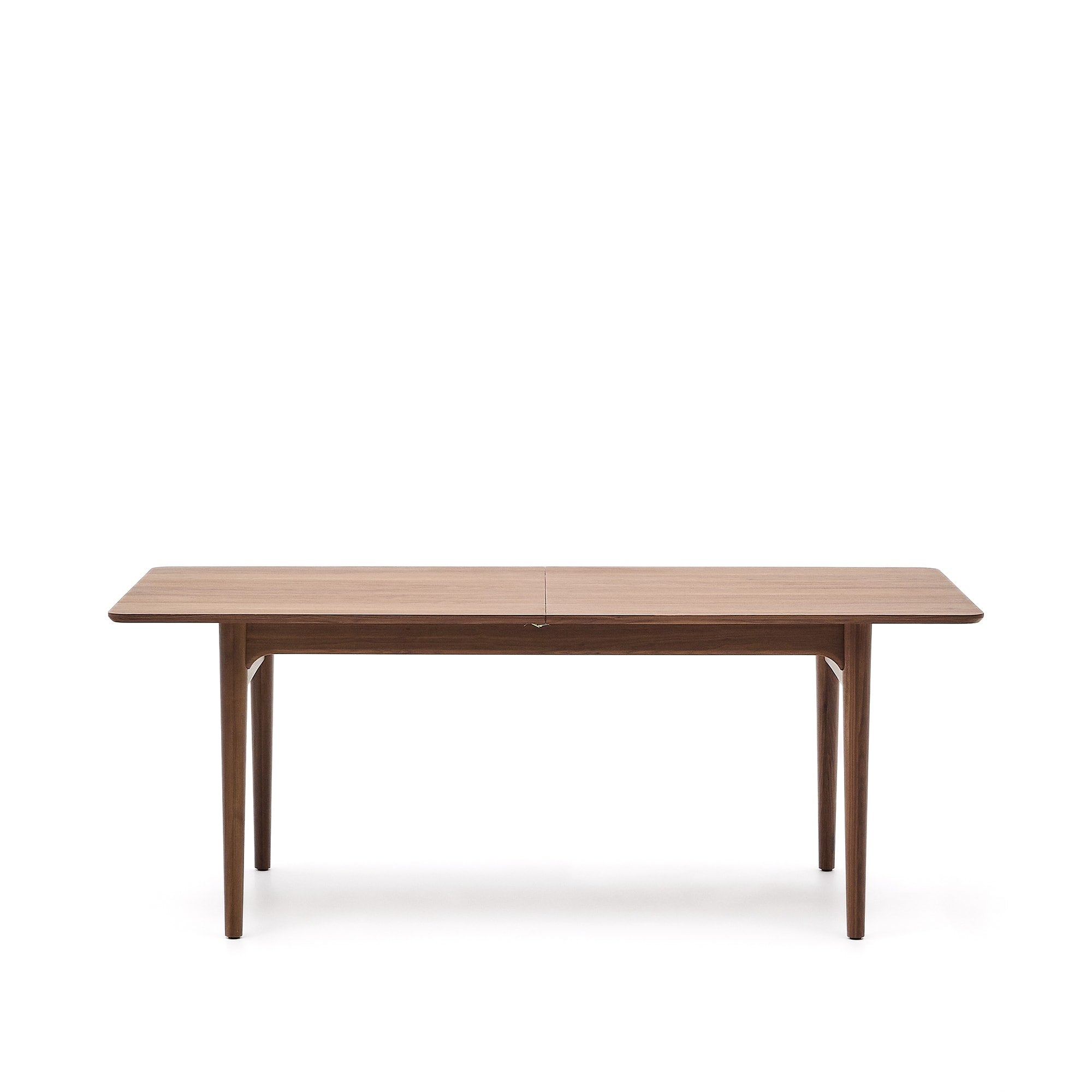 Elan extendable table with veneer and solid walnut 200 (260) x 100 cm FSC Mix Credit