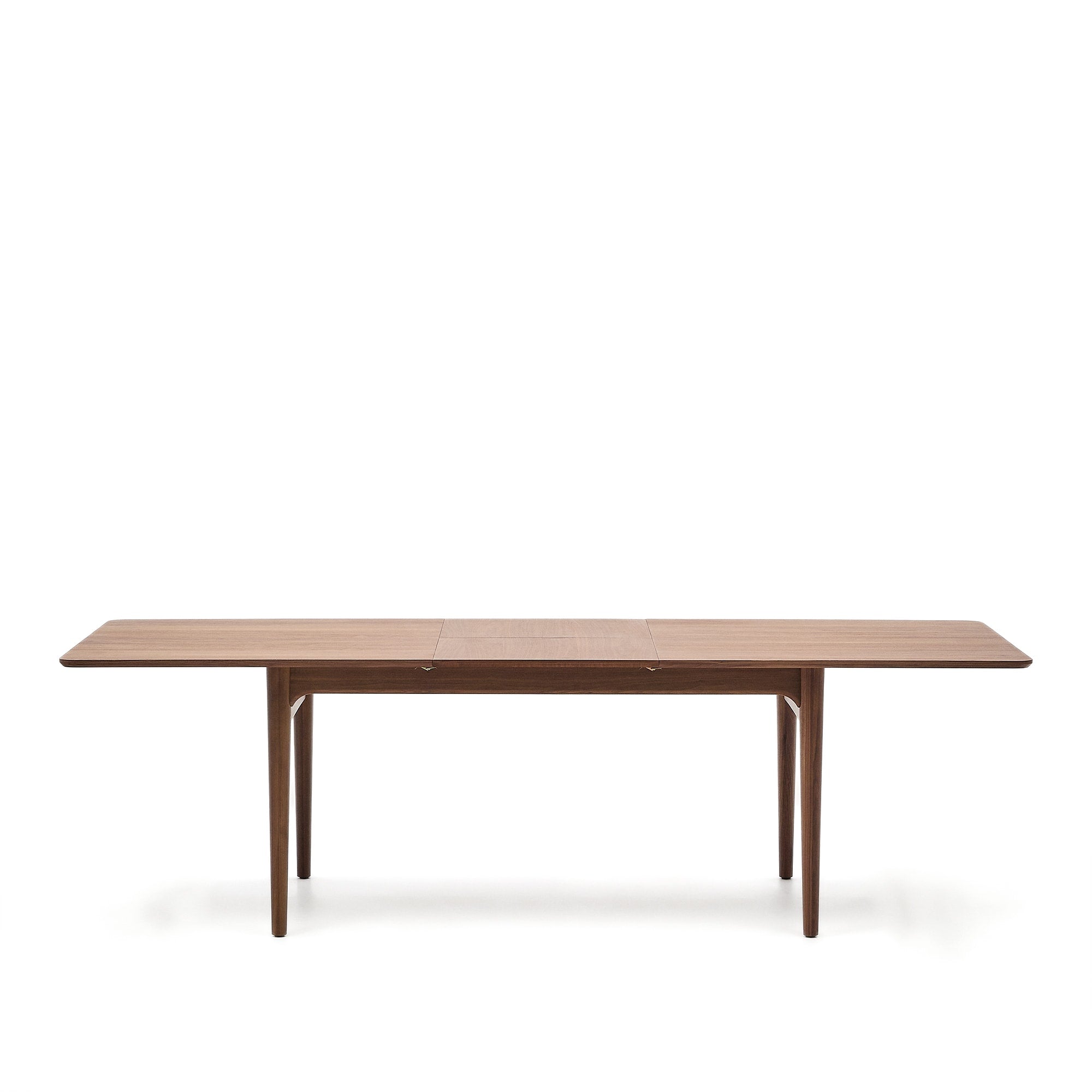 Elan extendable table with veneer and solid walnut 200 (260) x 100 cm FSC Mix Credit