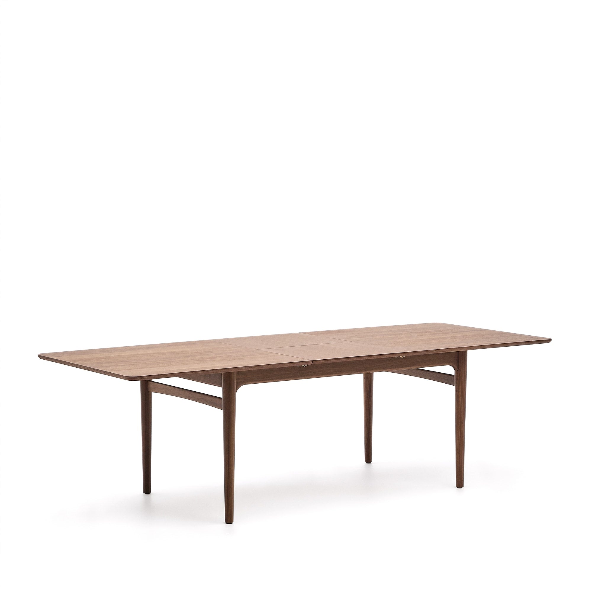 Elan extendable table with veneer and solid walnut 200 (260) x 100 cm FSC Mix Credit