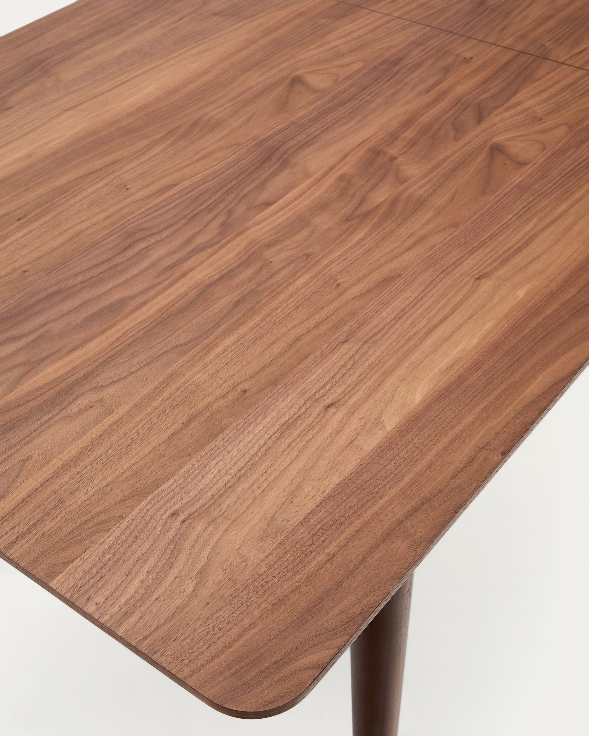 Elan extendable table with veneer and solid walnut 200 (260) x 100 cm FSC Mix Credit