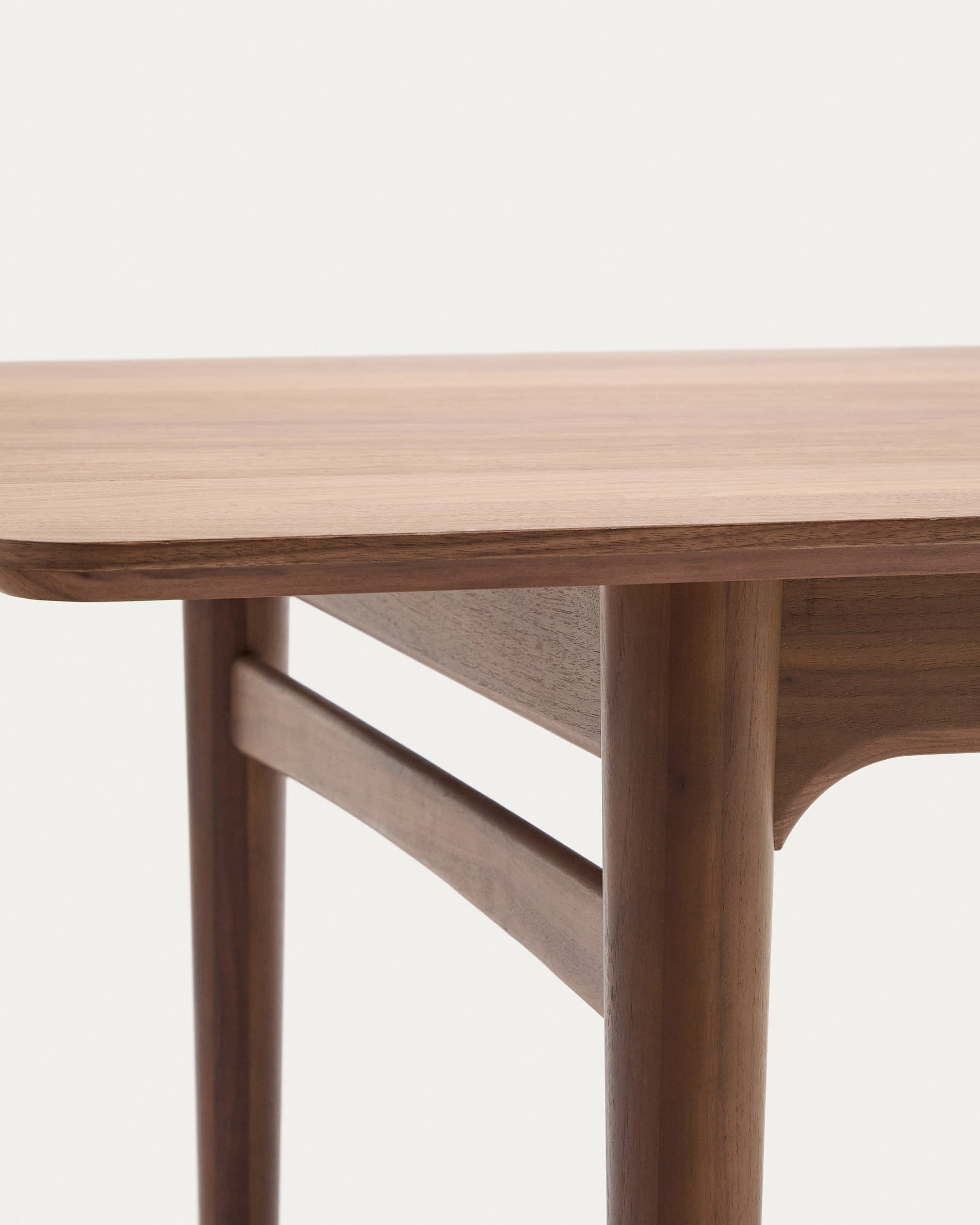 Elan extendable table with veneer and solid walnut 200 (260) x 100 cm FSC Mix Credit