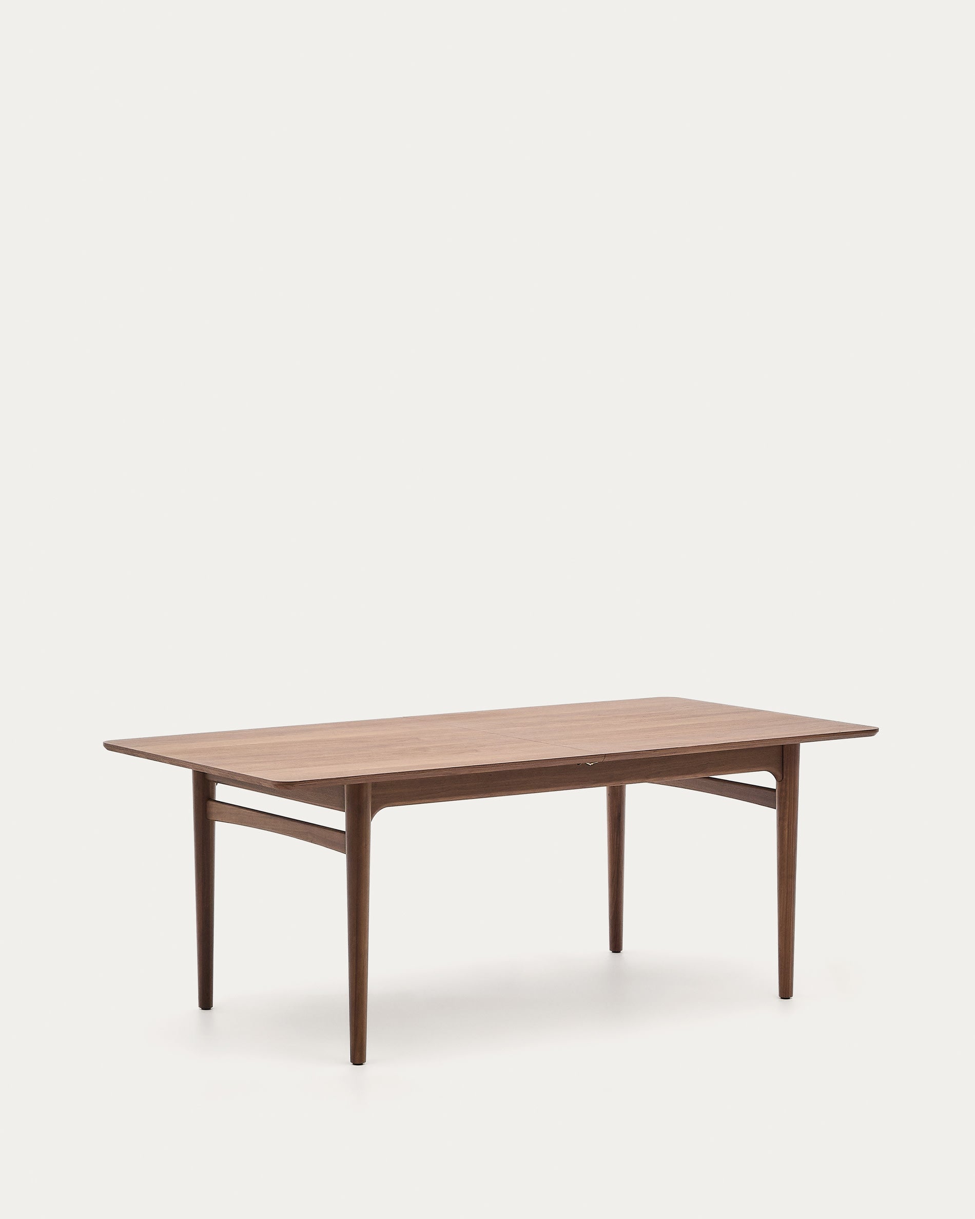 Elan extendable table with veneer and solid walnut 200 (260) x 100 cm FSC Mix Credit