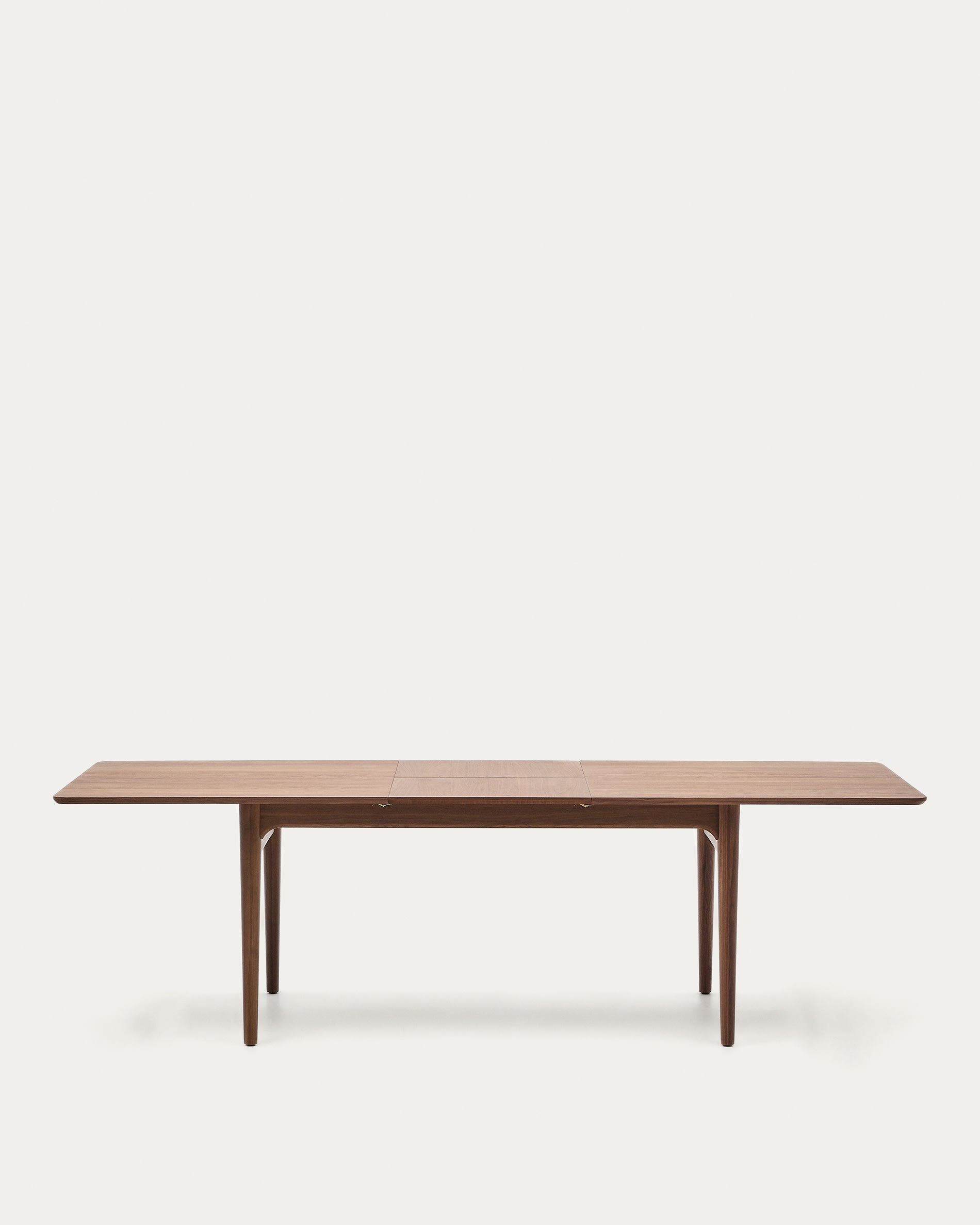 Elan extendable table with veneer and solid walnut 200 (260) x 100 cm FSC Mix Credit