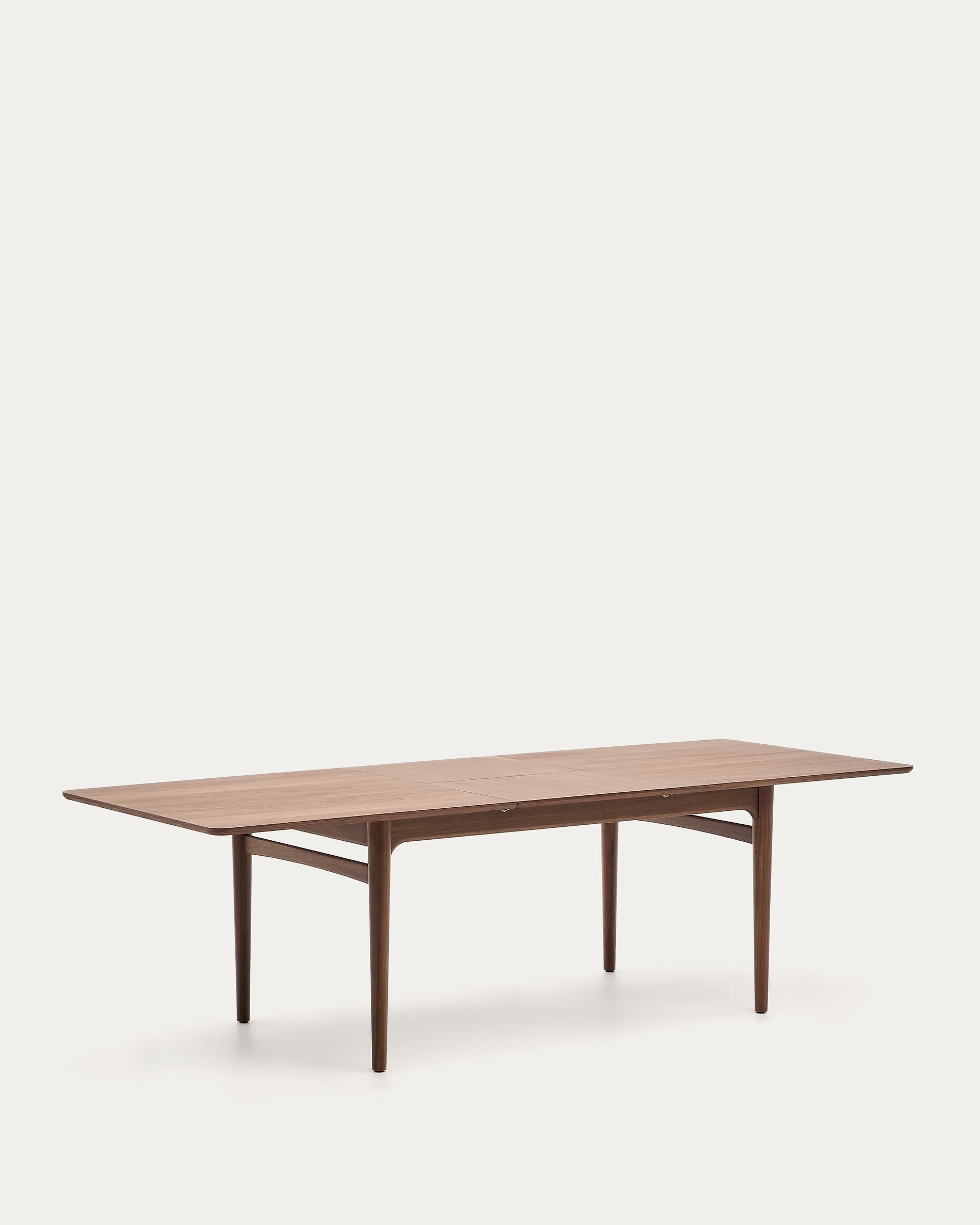 Elan extendable table with veneer and solid walnut 200 (260) x 100 cm FSC Mix Credit