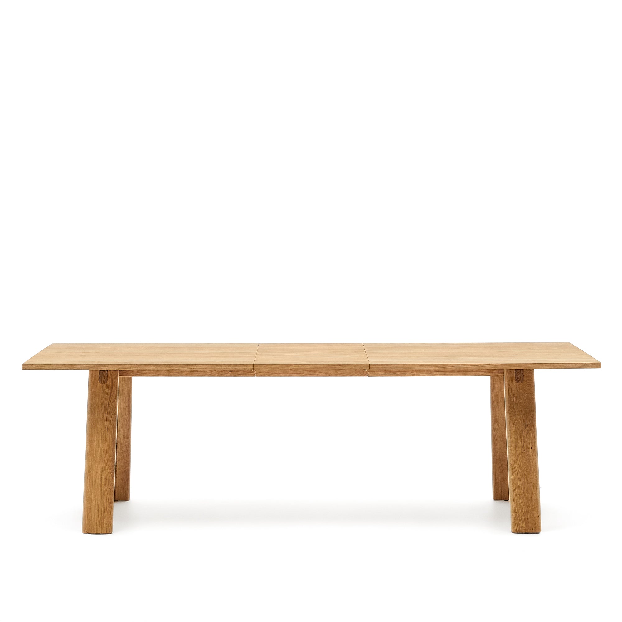 Arlen extendable table in solid oak wood and veneer with a natural finish 200(250)x95cm FSC Mix Credit - Product Image