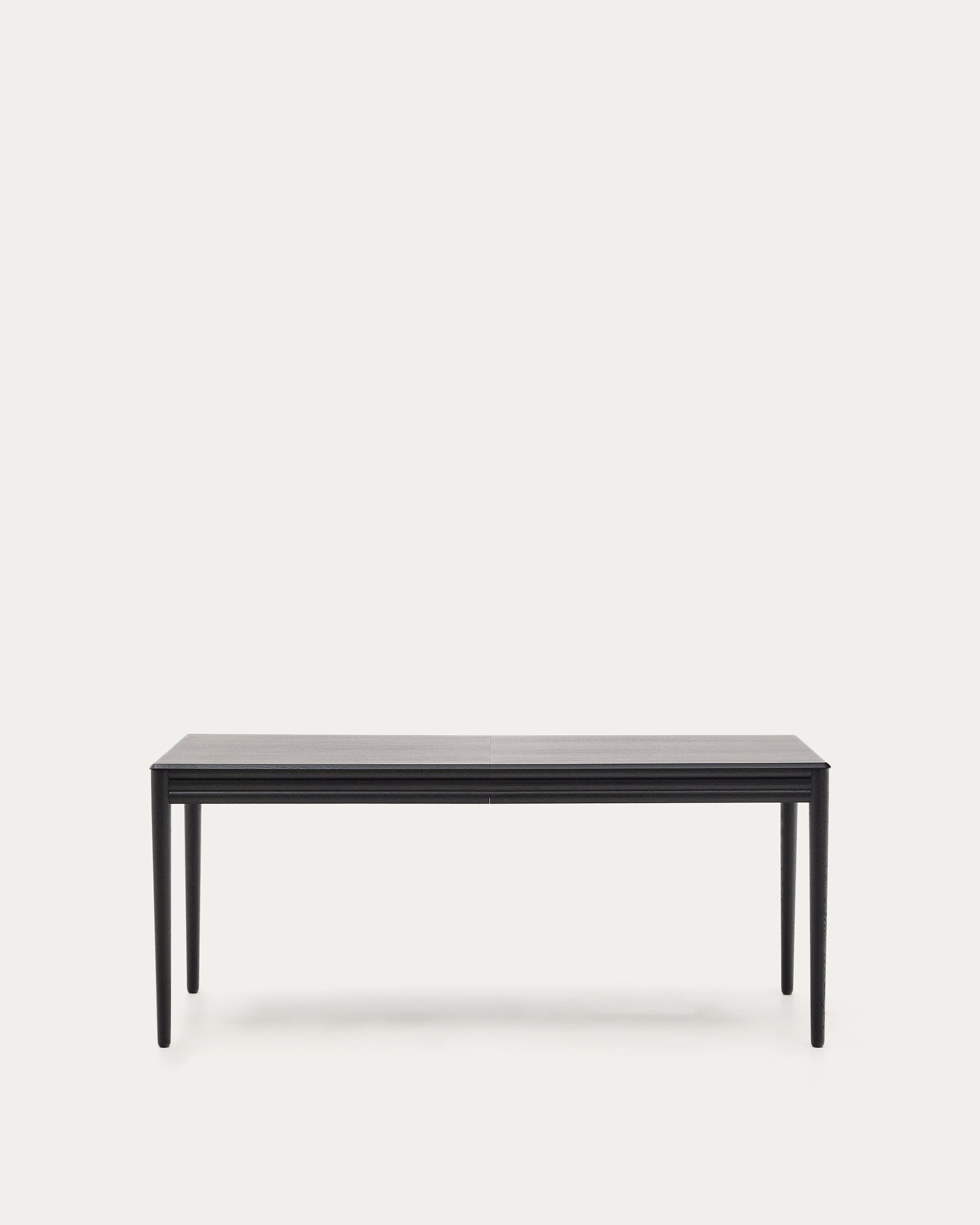 Lenon extendable table with black oak veneer and solid oak 160(240)x90cm FSC Mix Credit