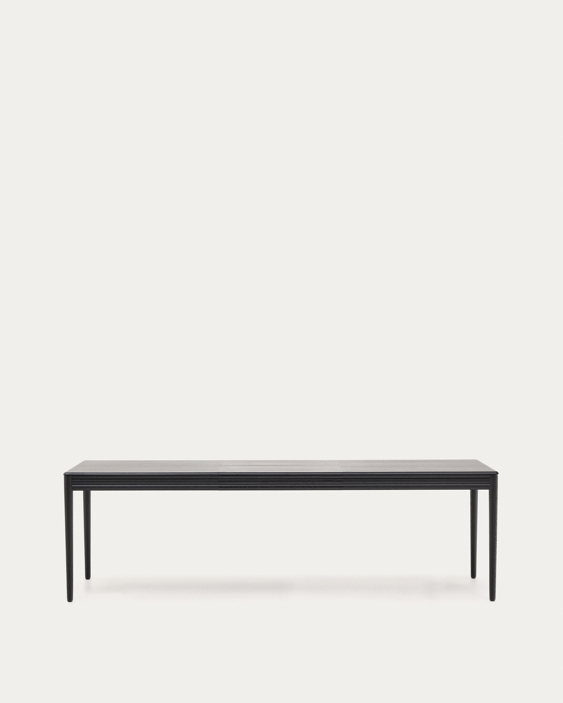 Lenon extendable table with black oak veneer and solid oak 160(240)x90cm FSC Mix Credit