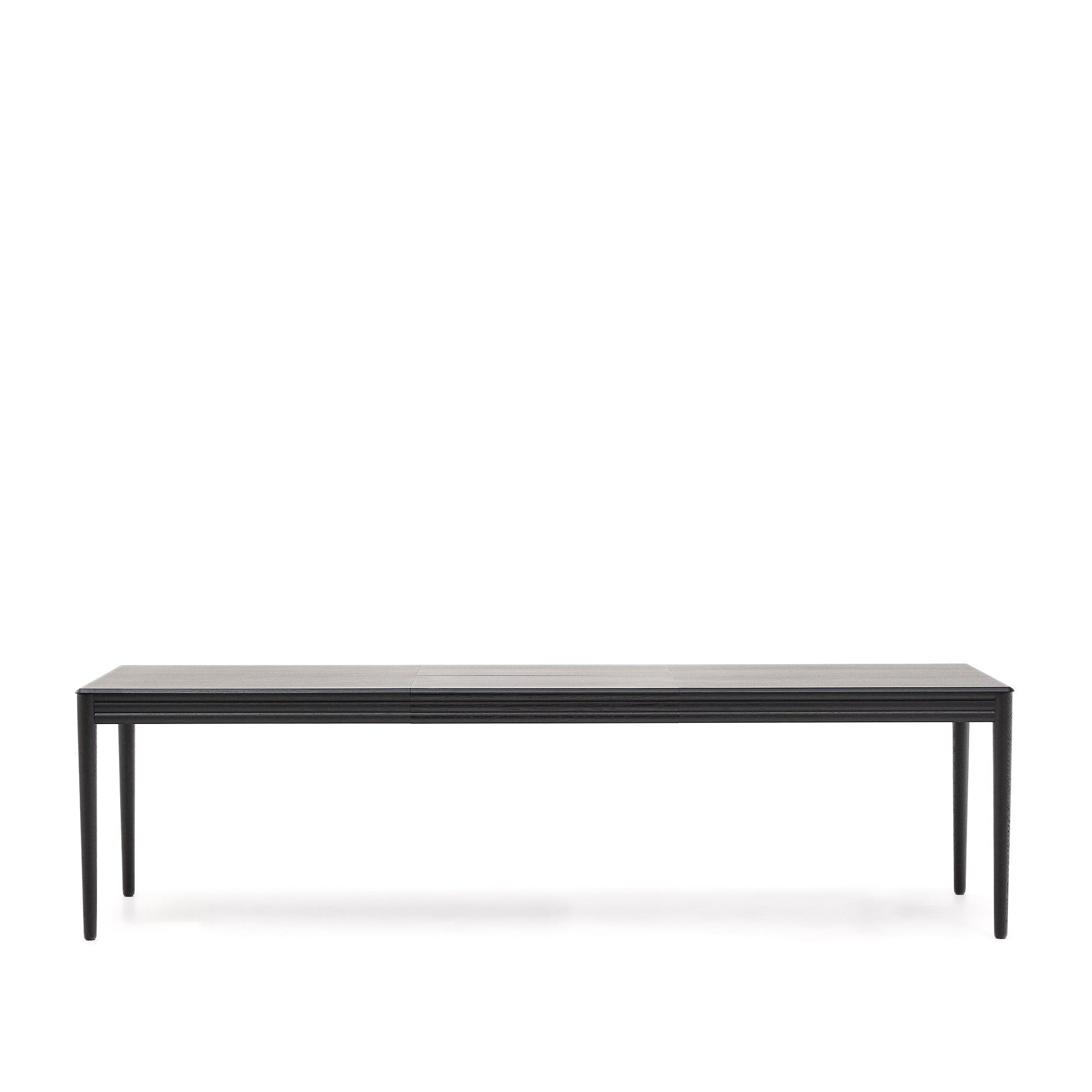 Lenon extendable table with black oak veneer and solid oak 200(280)x90cm FSC Mix Credit