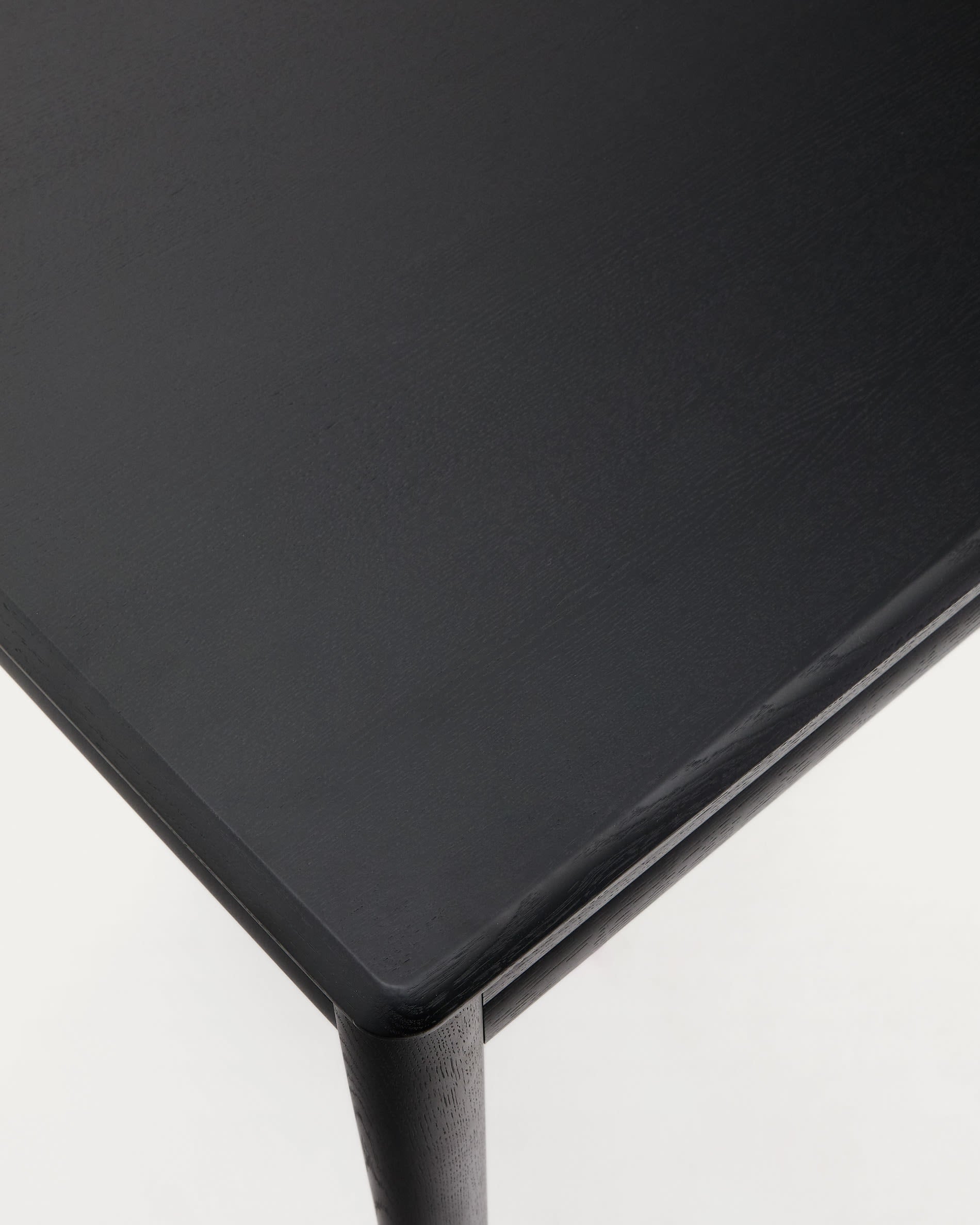 Lenon extendable table with black oak veneer and solid oak 200(280)x90cm FSC Mix Credit