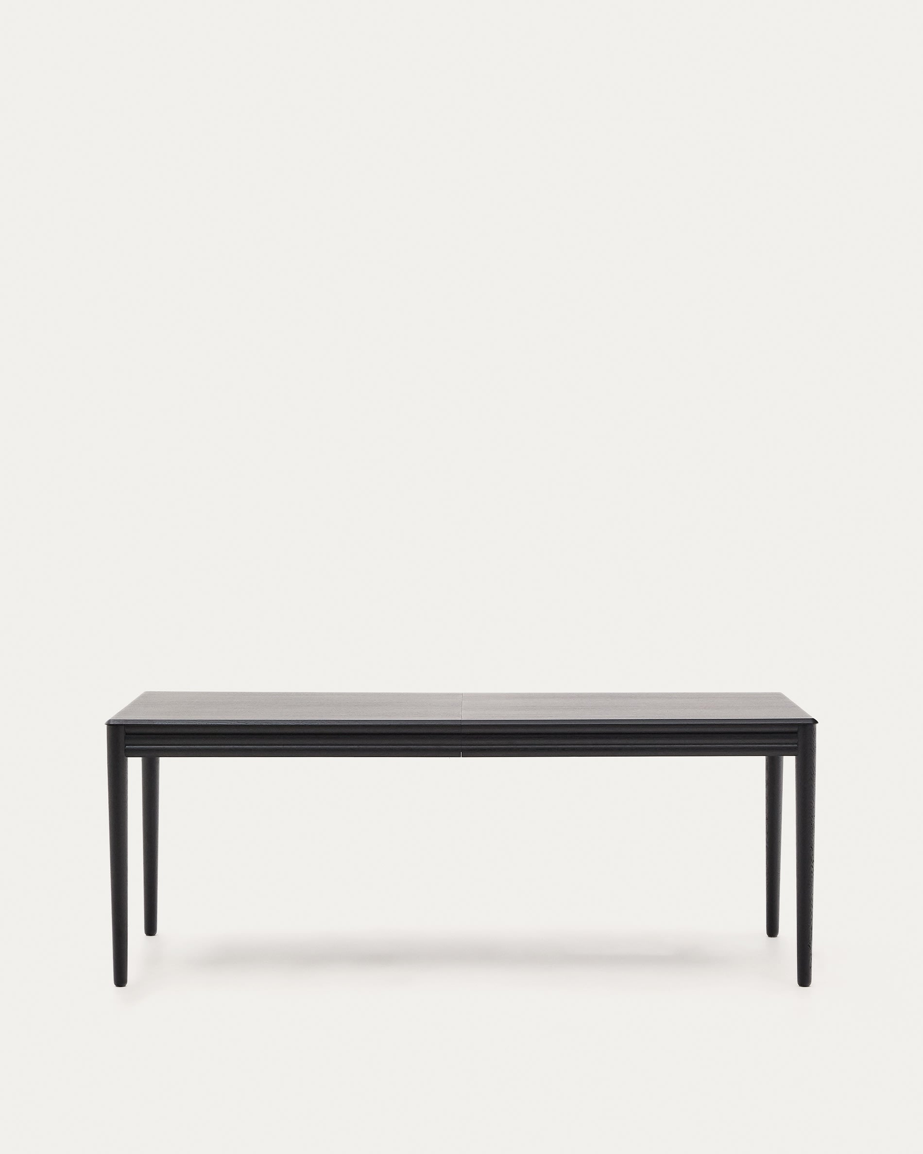 Lenon extendable table with black oak veneer and solid oak 200(280)x90cm FSC Mix Credit