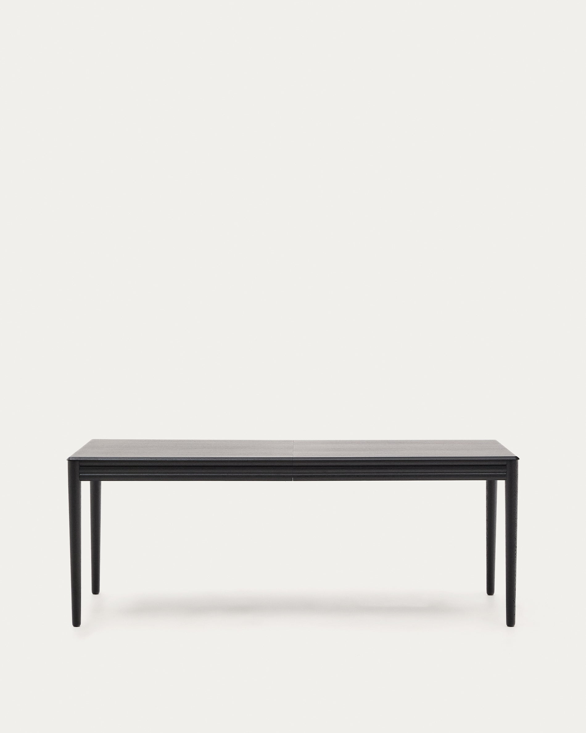 Lenon extending table in black oak veneer and solid oak 200(280)x90cm FSC Mix Credit - Product View