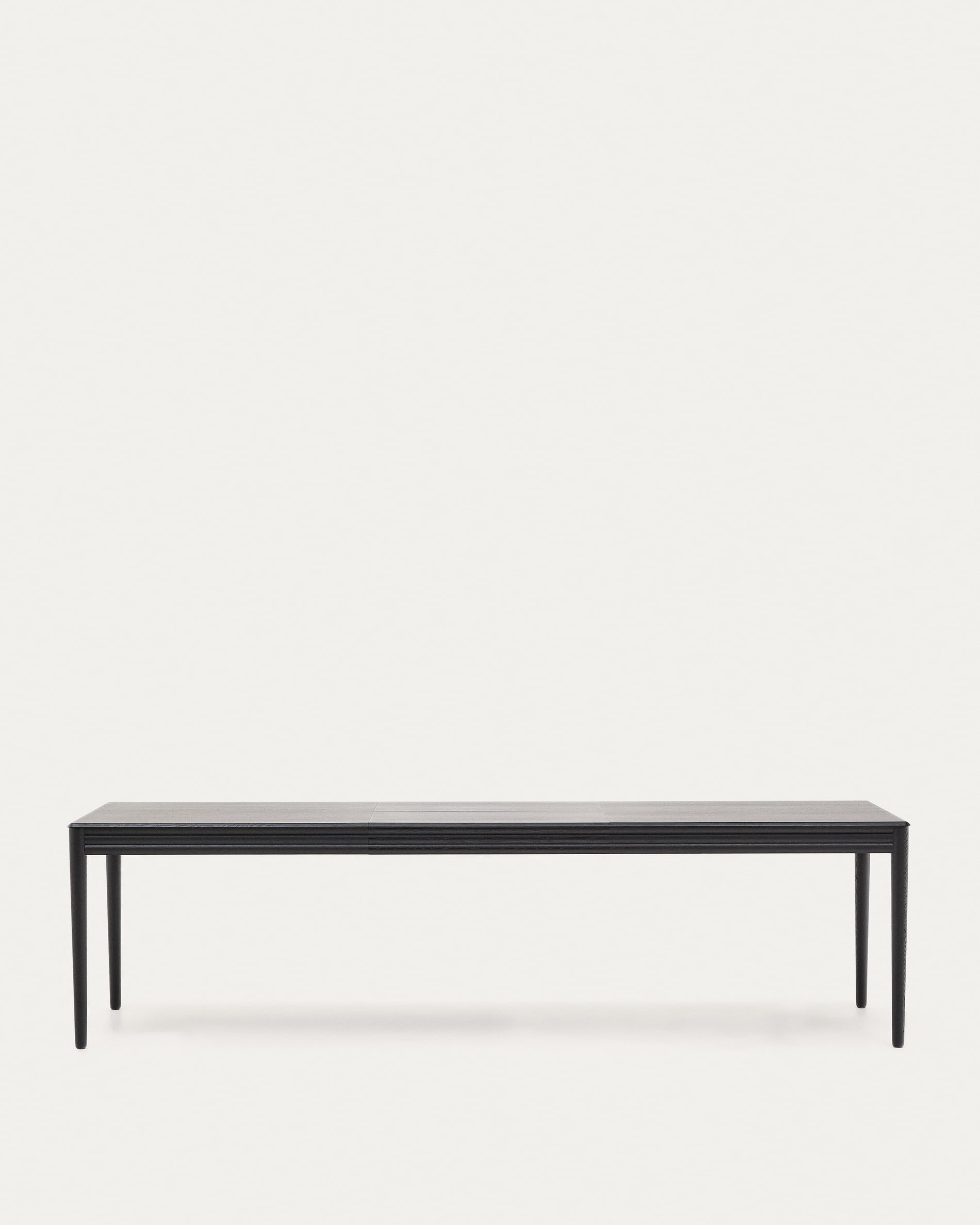 Lenon extendable table with black oak veneer and solid oak 200(280)x90cm FSC Mix Credit