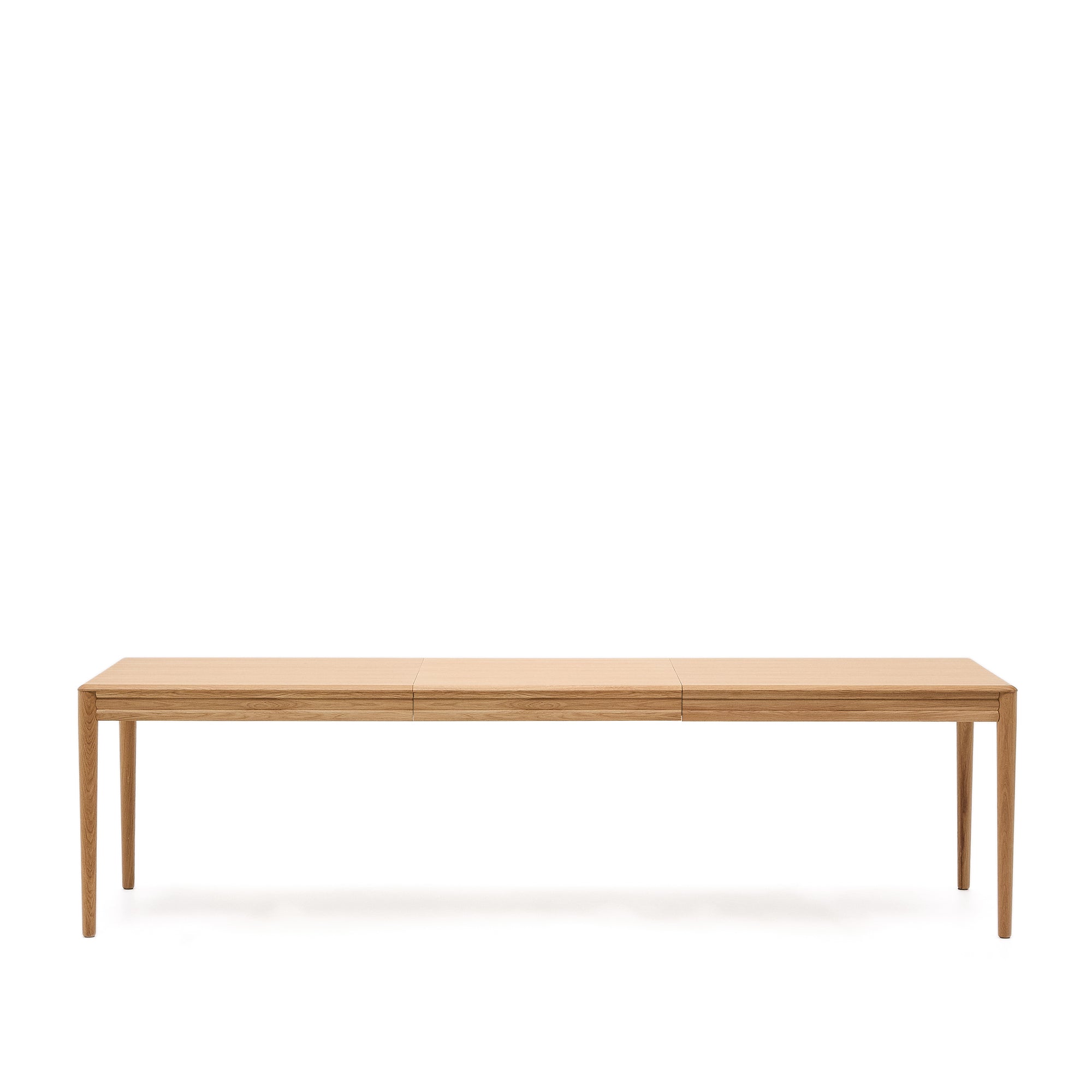 Lenon extendable table in natural FSC Mix Credit solid oak wood and veneer 200(280)x90 - Product Image