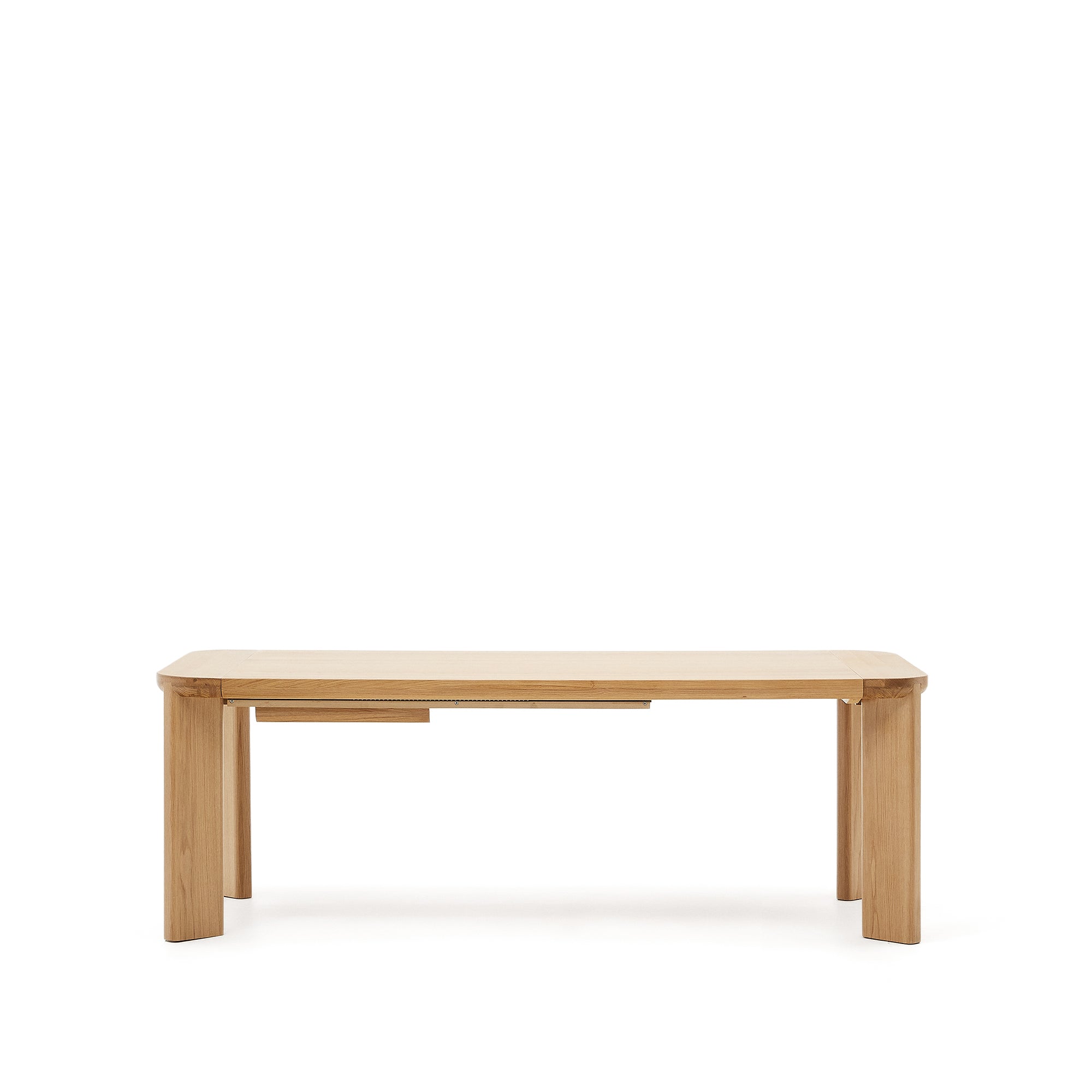 Jondal extendable table, made of solid wood and oak veneer, 100% FSC, 200 (280) cm x 100 cm