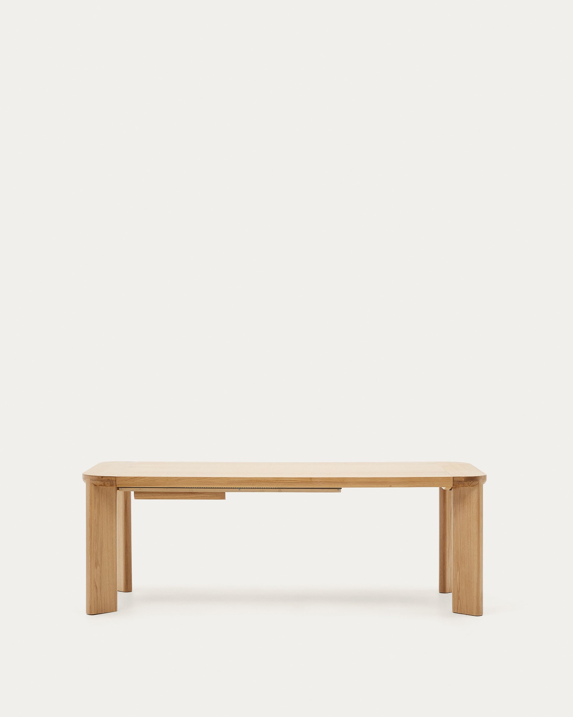 Jondal extendable table, made of solid wood and oak veneer, 100% FSC, 200 (280) cm x 100 cm