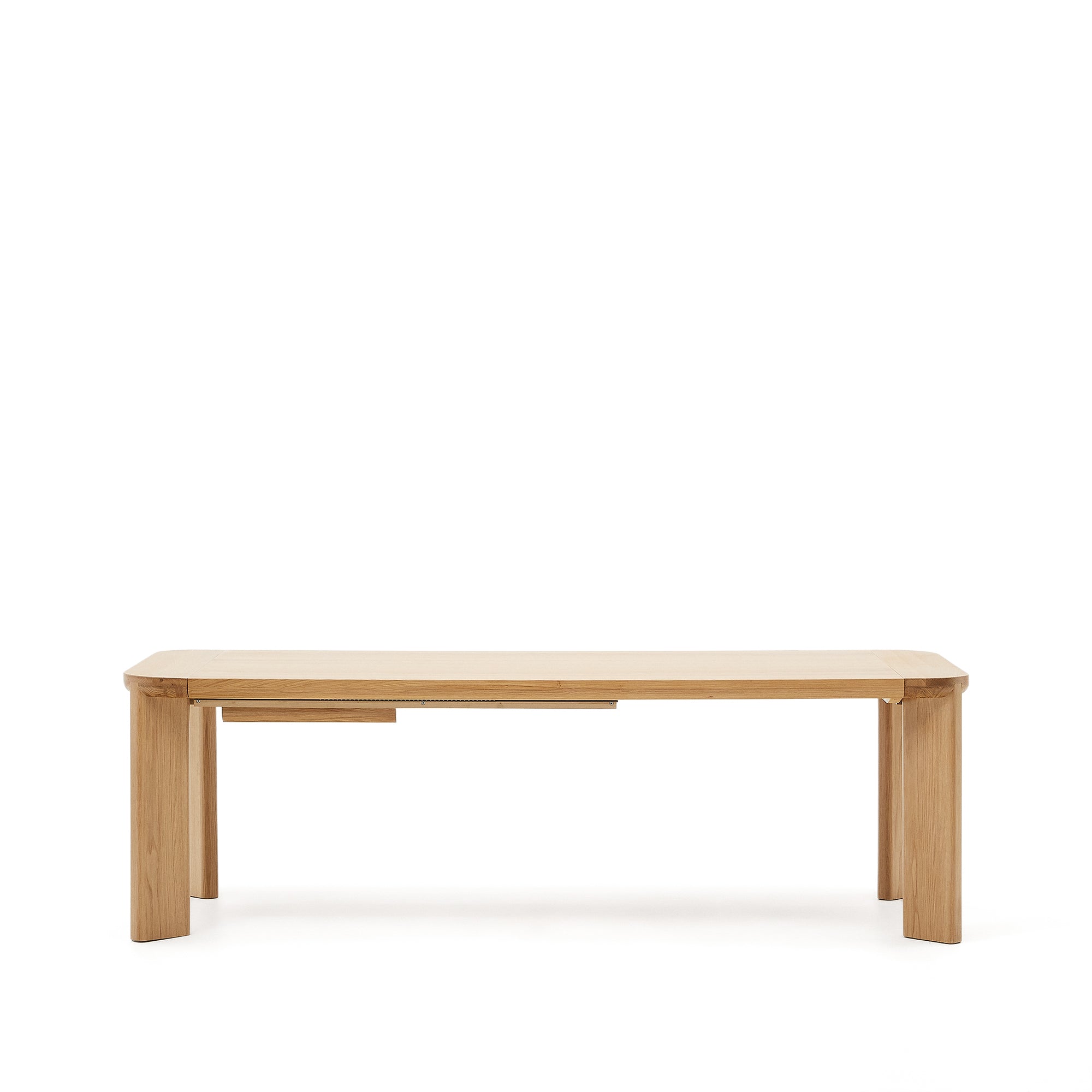 Jondal kihúzható asztal, szilárd fa és tölgy furnérból készült, 100% FSC, 240 (320) cm x 100 cm