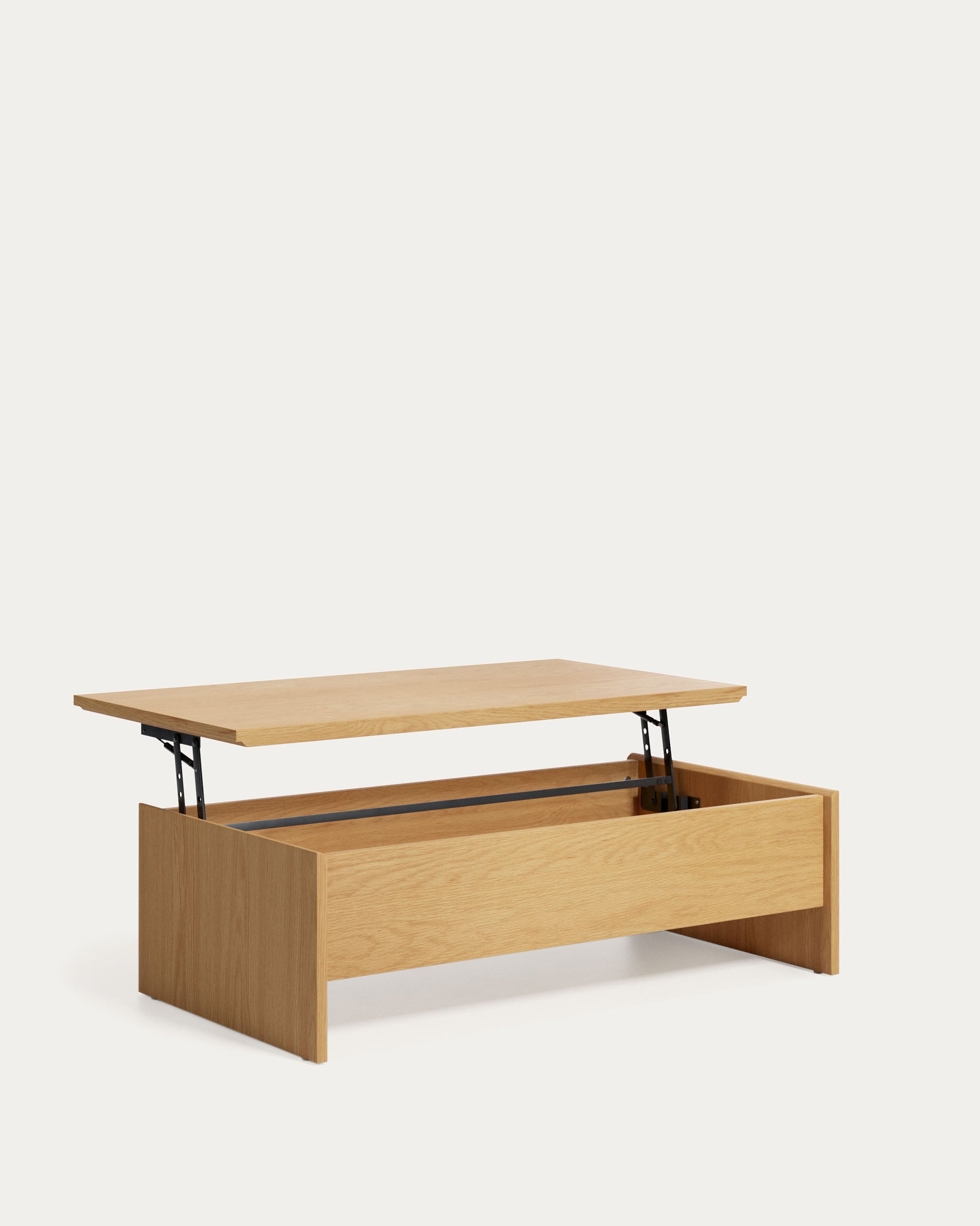 Abilen oak wood lift-up coffee table 110 x 60 cm FSC 100% - Product View