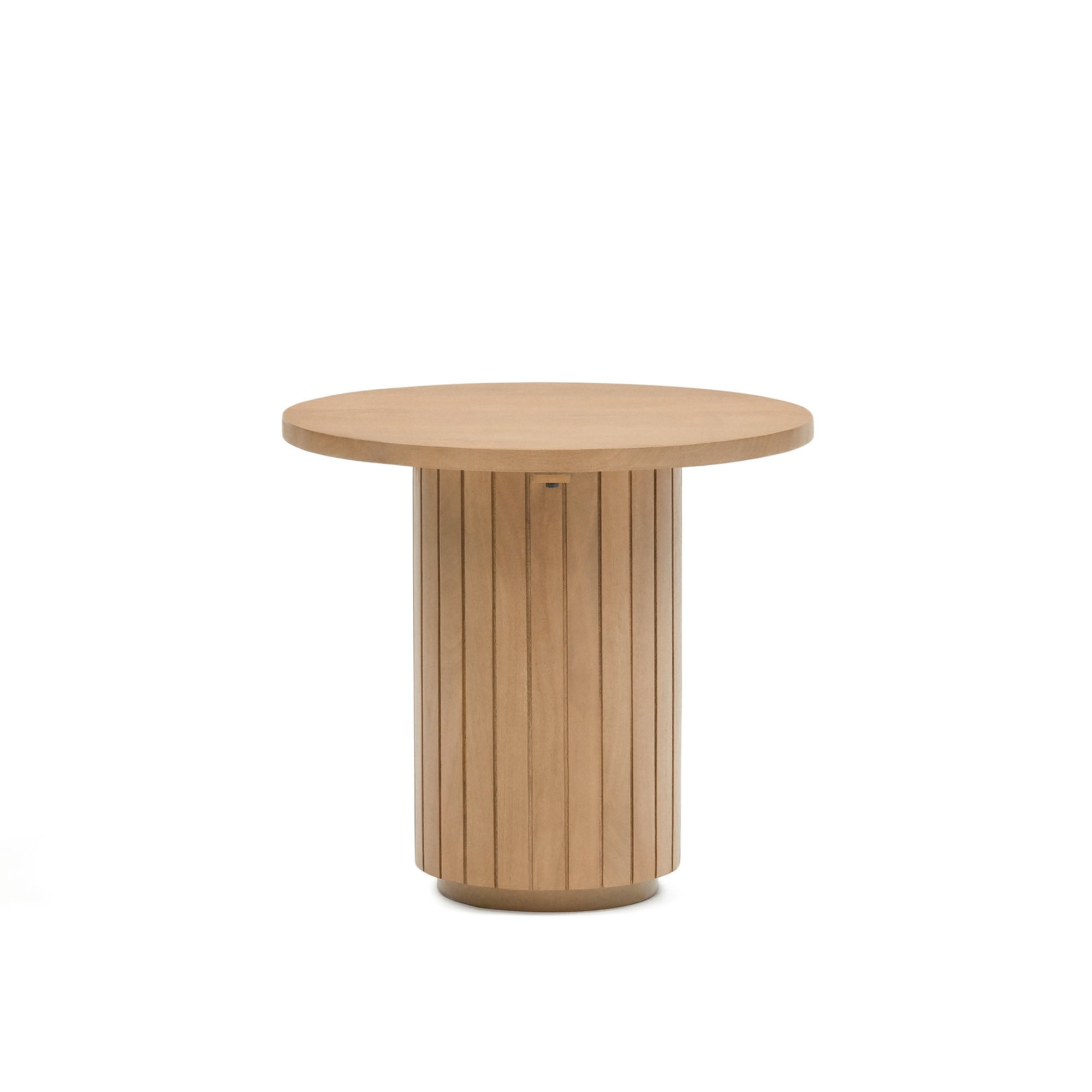 Licia round side table, solid mango wood, Ø 60 cm - Product Image