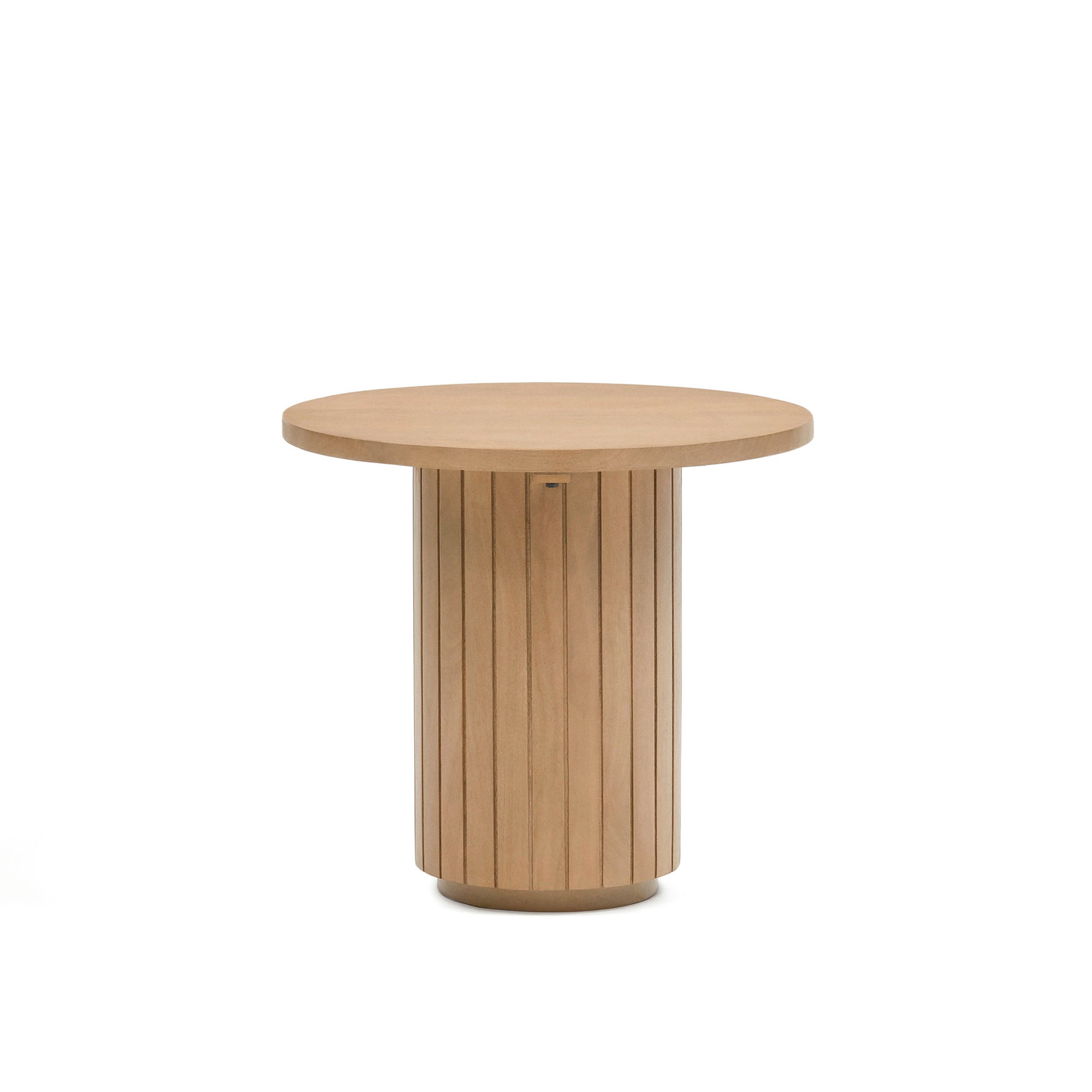 Licia round side table, solid mango wood, Ø 60 cm - Product Image