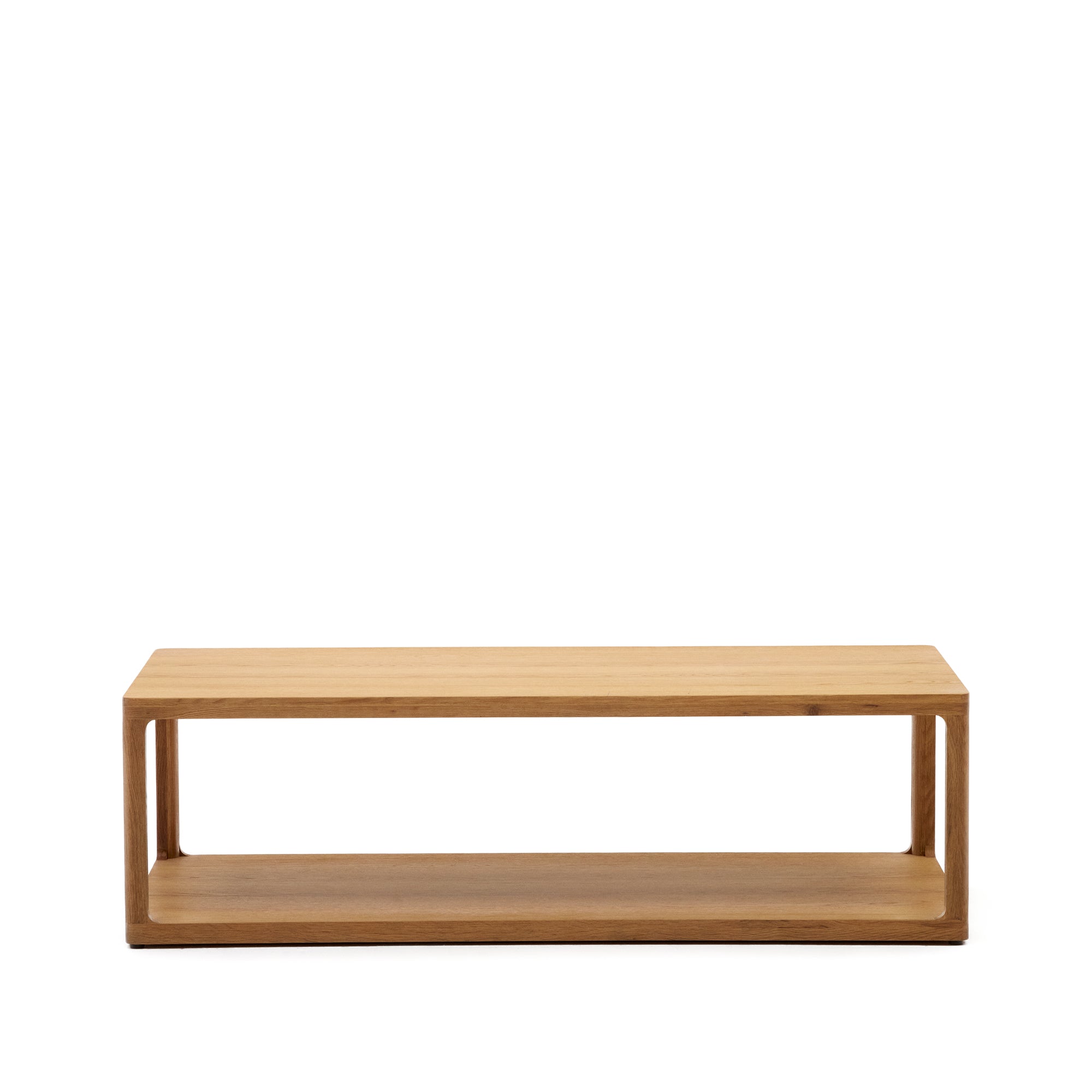 Maymai oak wood coffee table 140 x 65 cm - Product Image