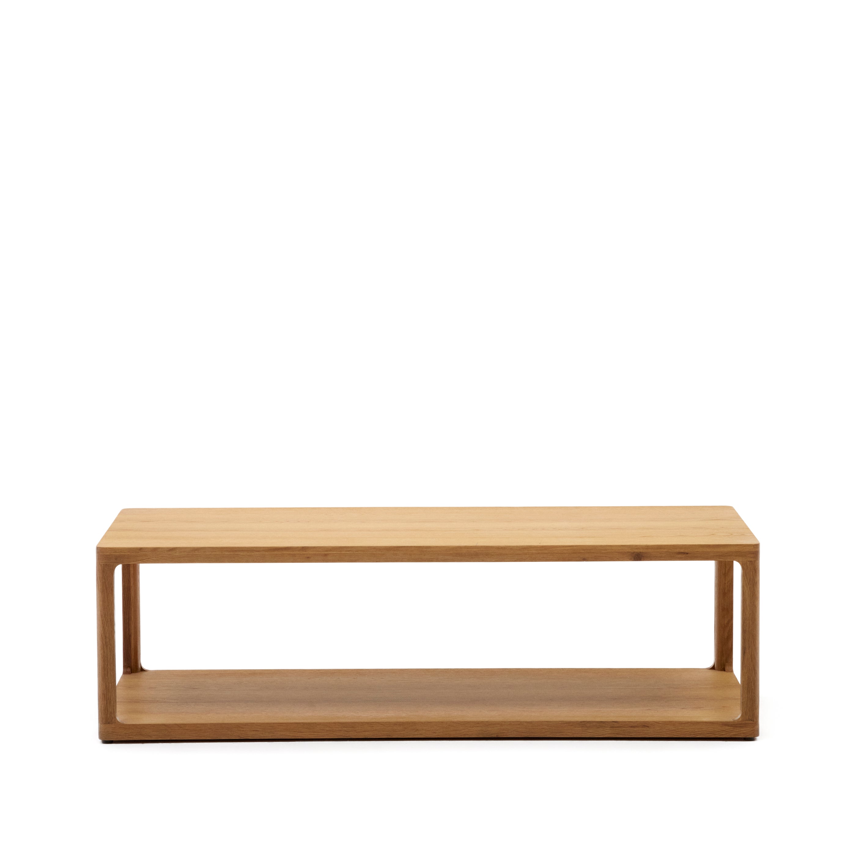 Maymai oak wood coffee table 140 x 65 cm - Product Image