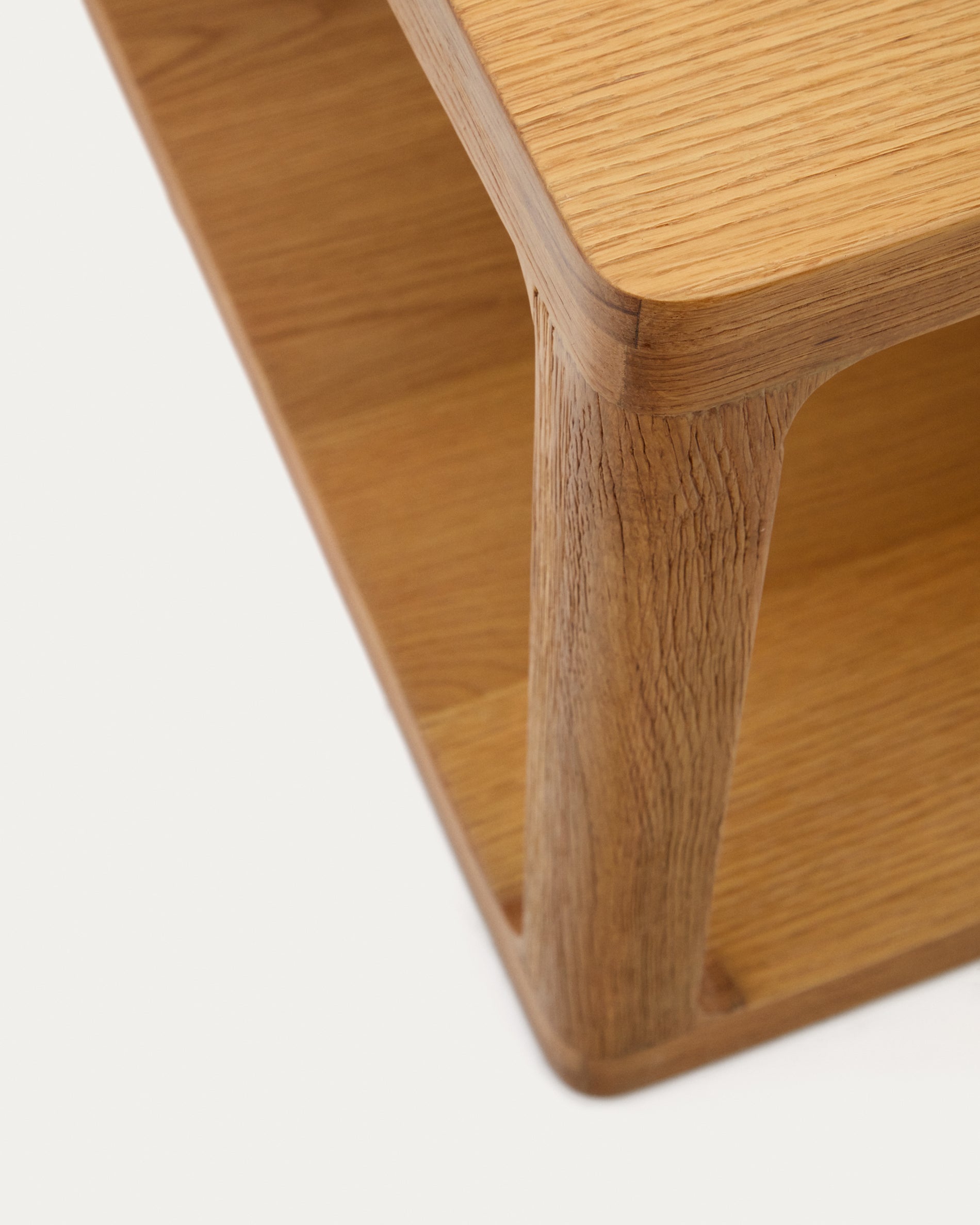 Maymai oak wood coffee table 140 x 65 cm - Detail
