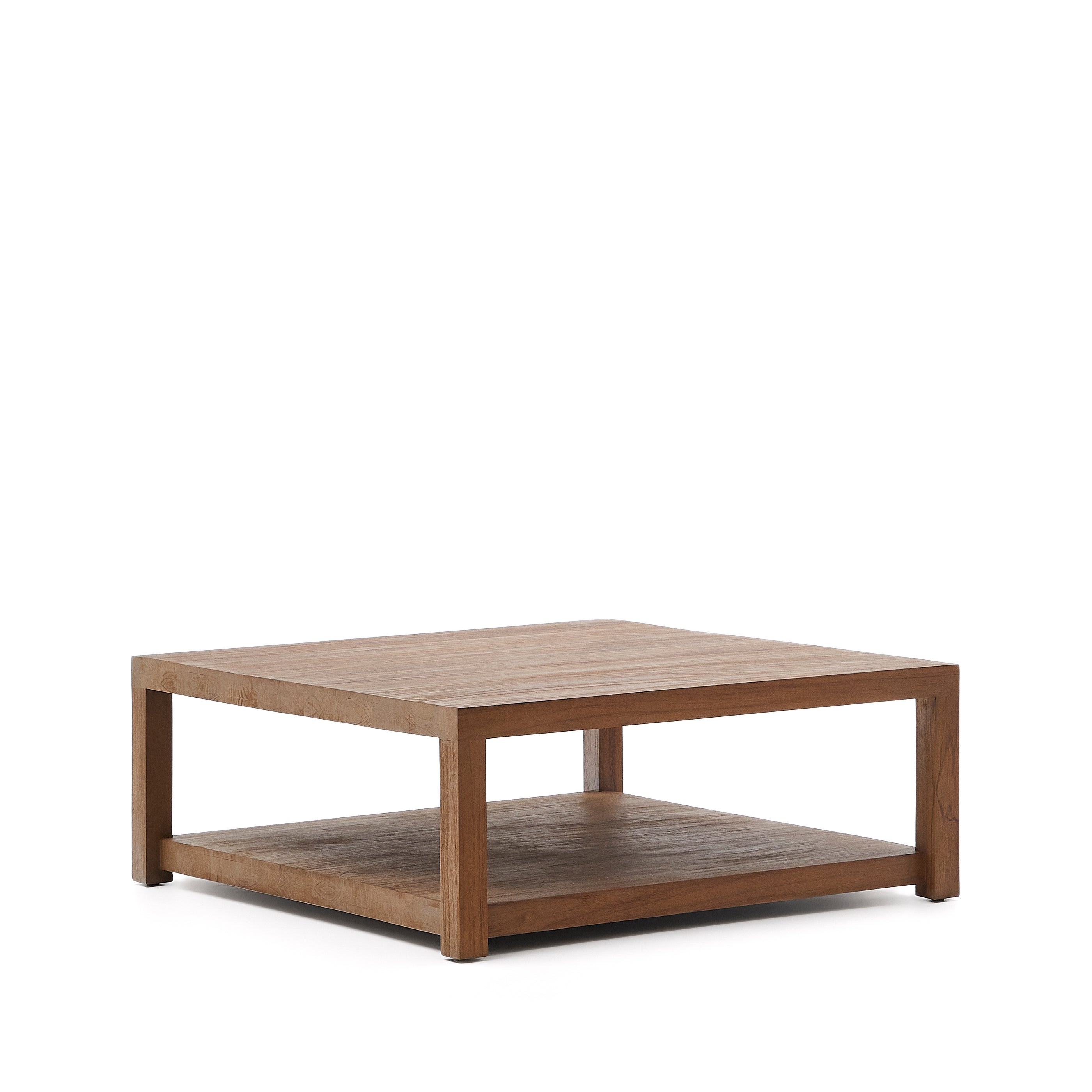 Sashi oldalsó asztal, készült masszív teakfából, 90 x 90 cm