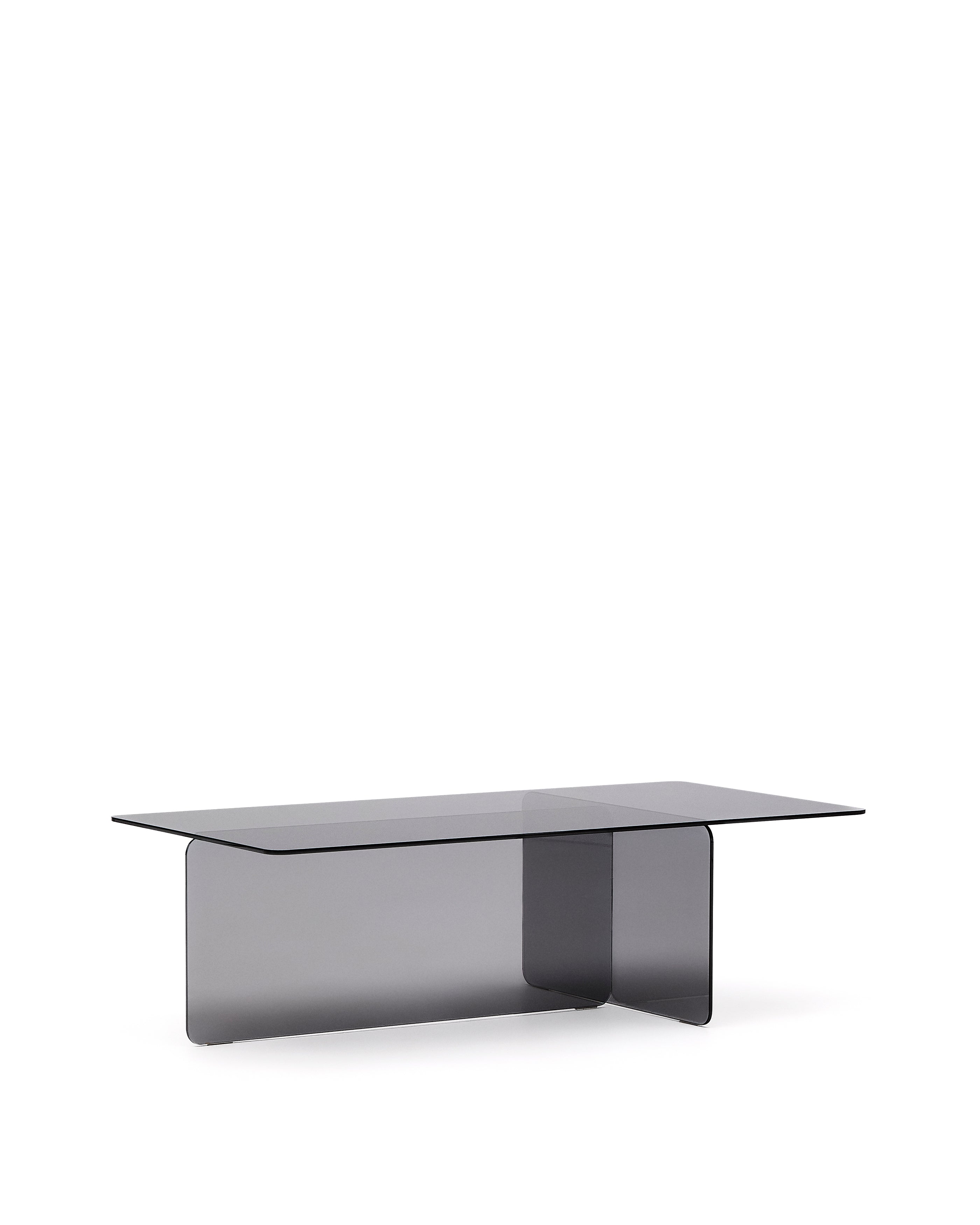 Zaren grey, tempered-glass coffee table, 120 x 60 cm - Product Image