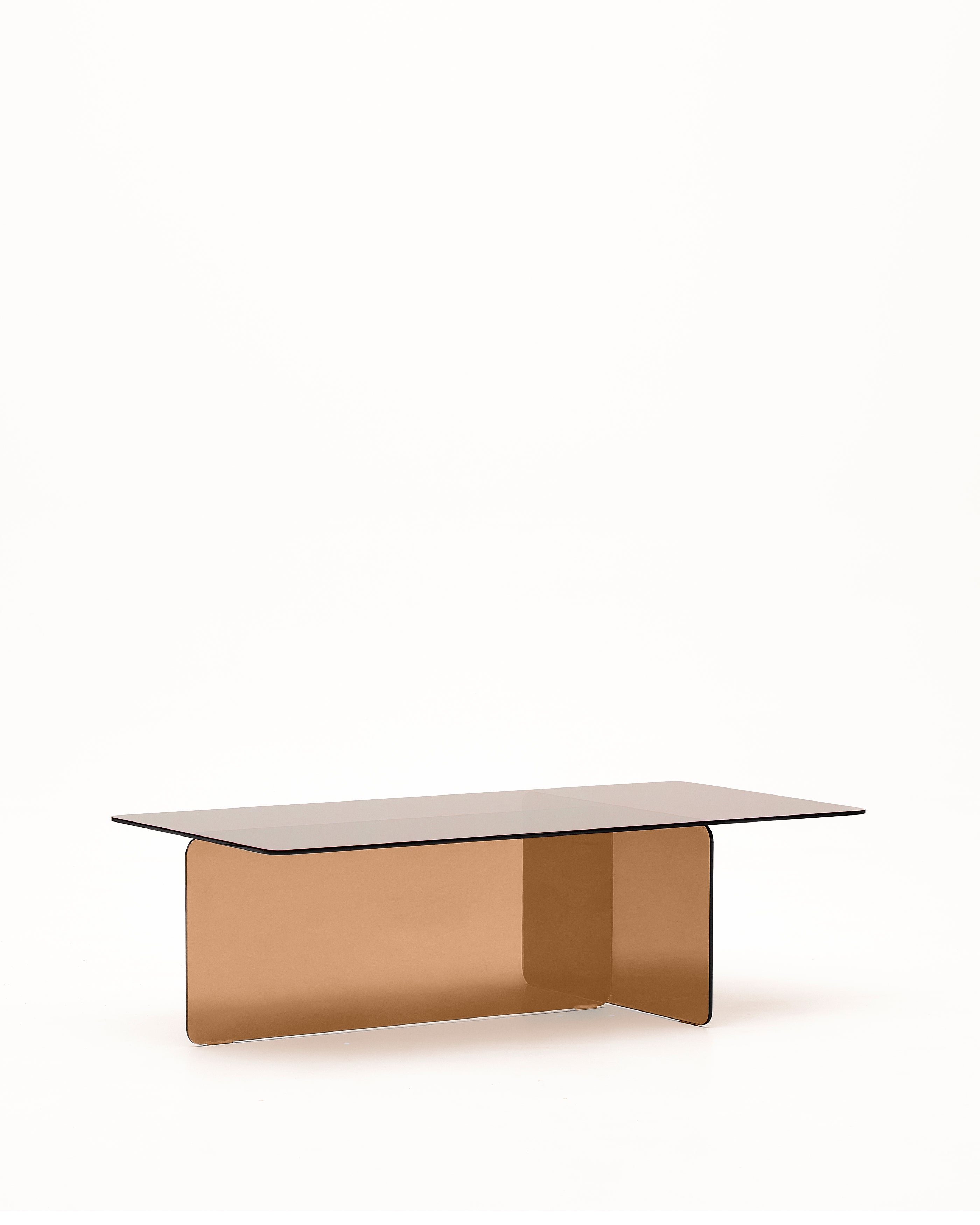 Zaren brown, tempered-glass coffee table, 120 x 60 cm - Product Image