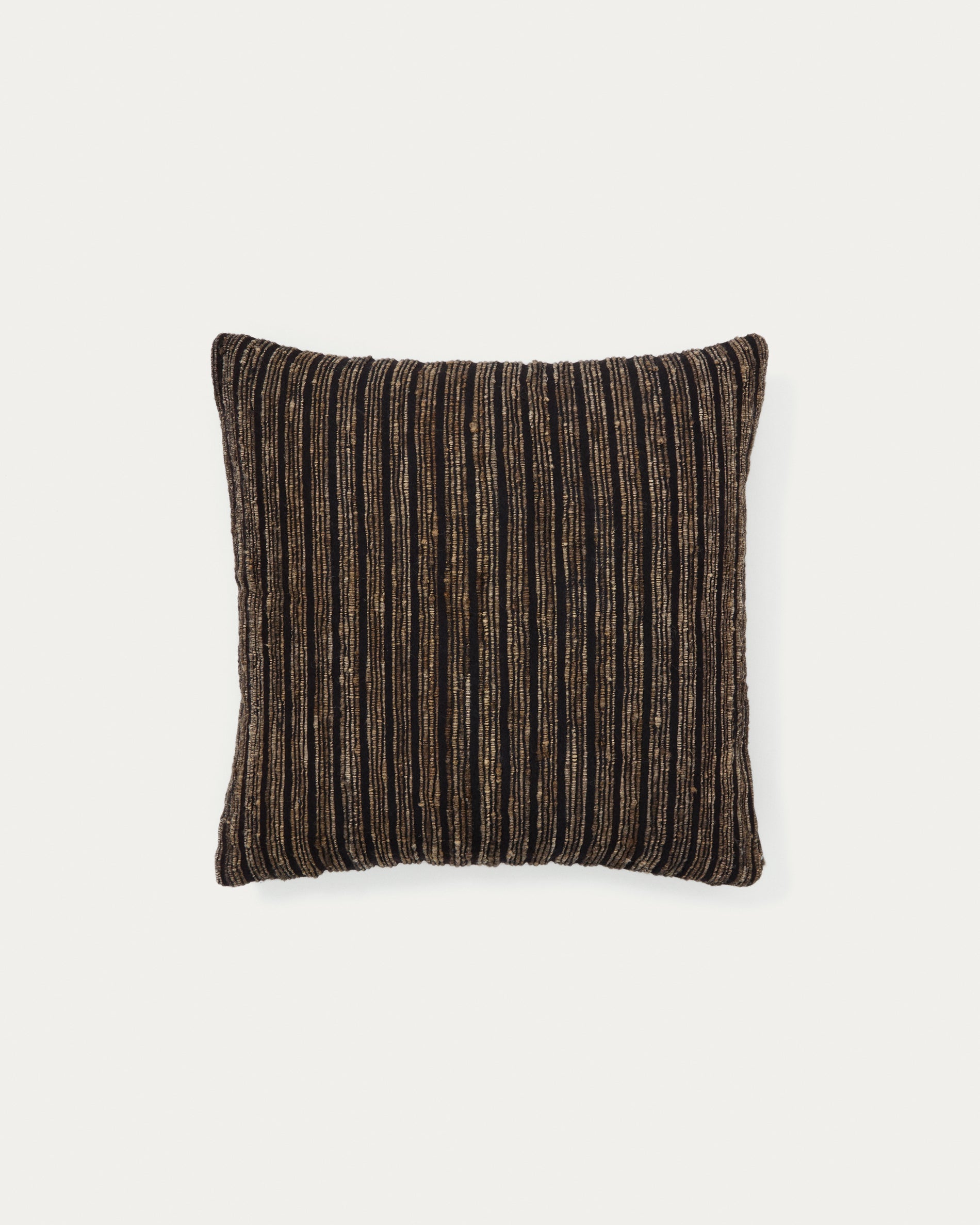 Anir cushion cover in multi-coloured silk and cotton, 45 x 45 cm - Product View