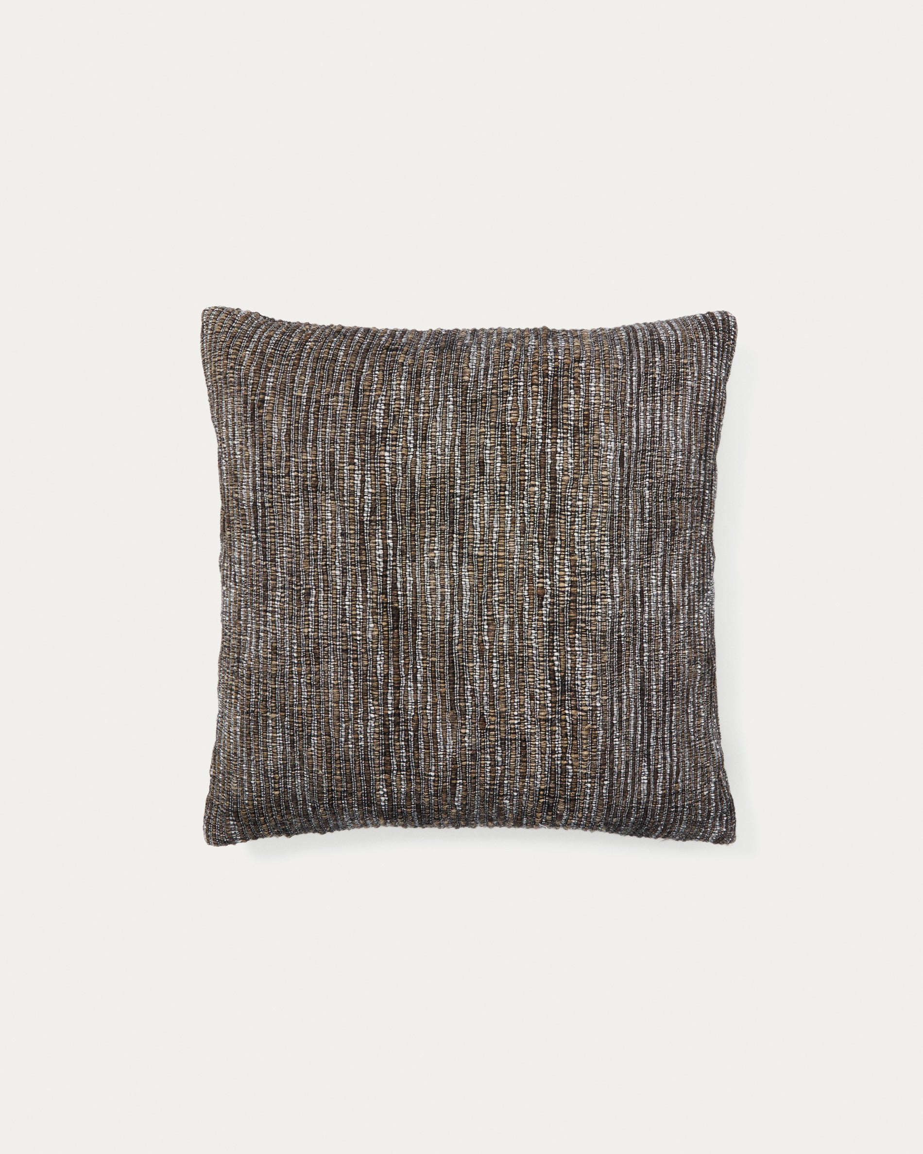 Gulbe cushion cover in multi-coloured silk and cotton, 45 x 45 cm - Product View