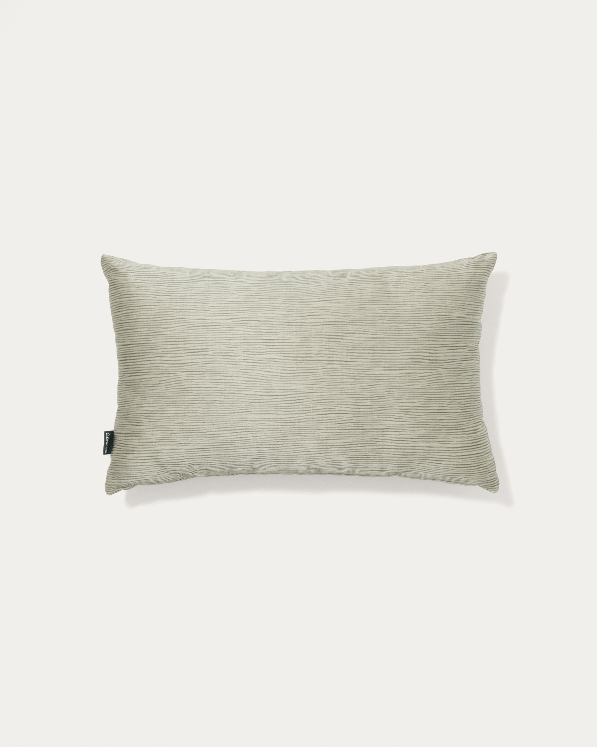 Mirca green textured cushion cover, 50 x 30 cm - Product View