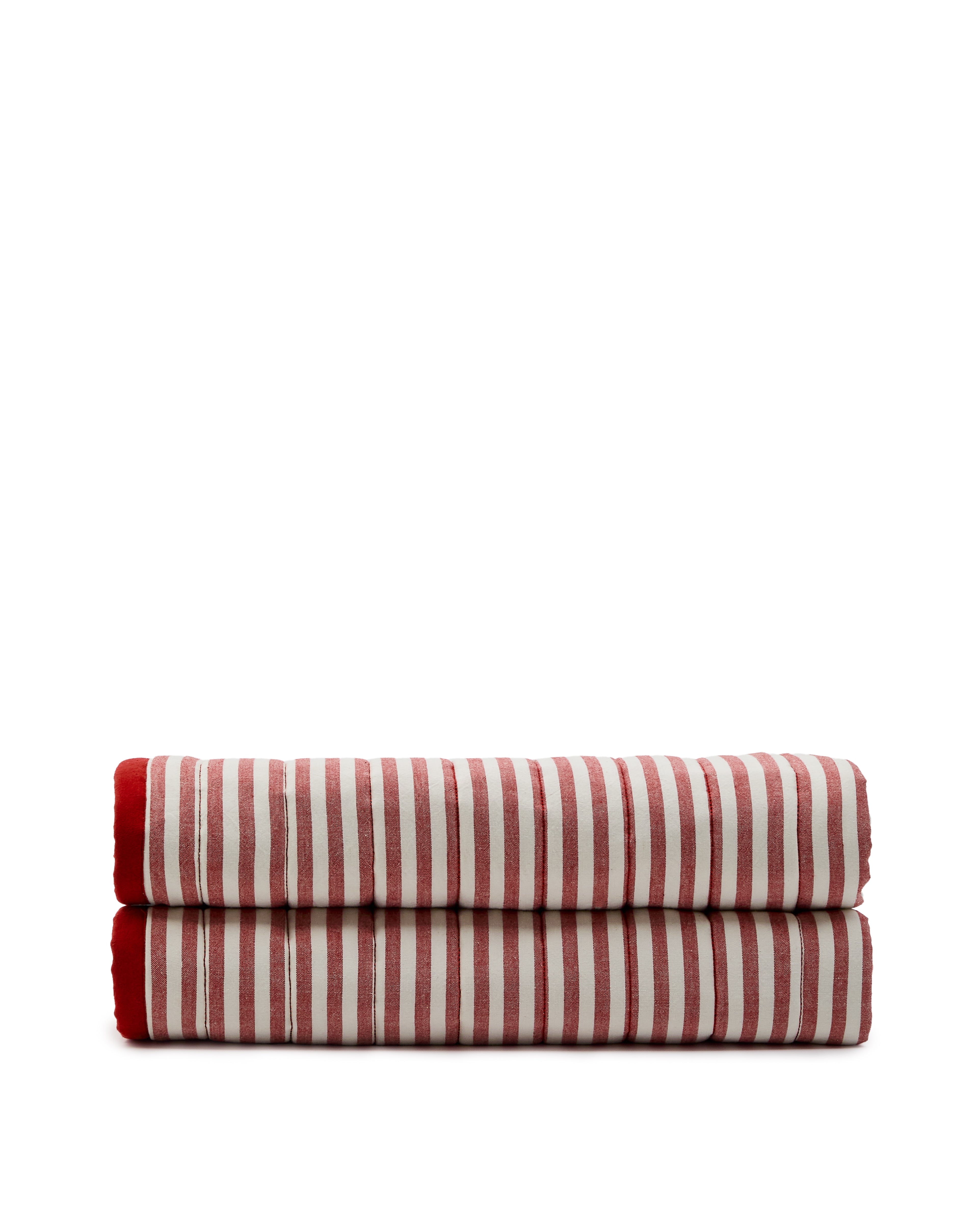 Sini red bedspread made of 100% organic cotton for 90 cm beds - Product Image