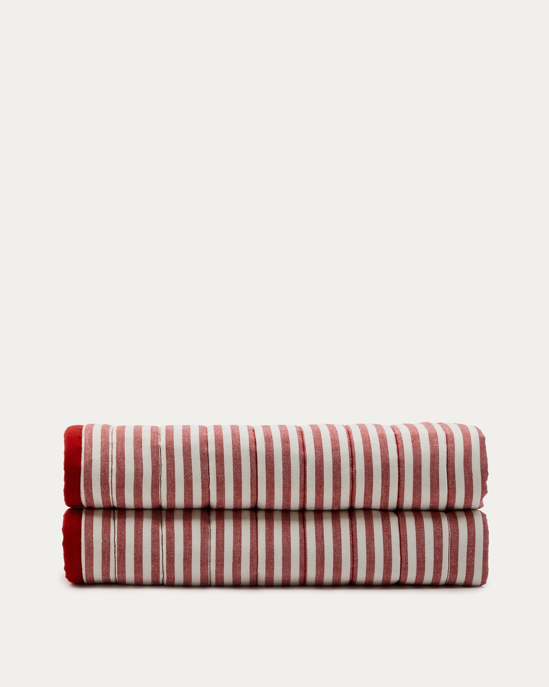 Sini red bedspread made of 100% organic cotton for 90 cm beds - Product View
