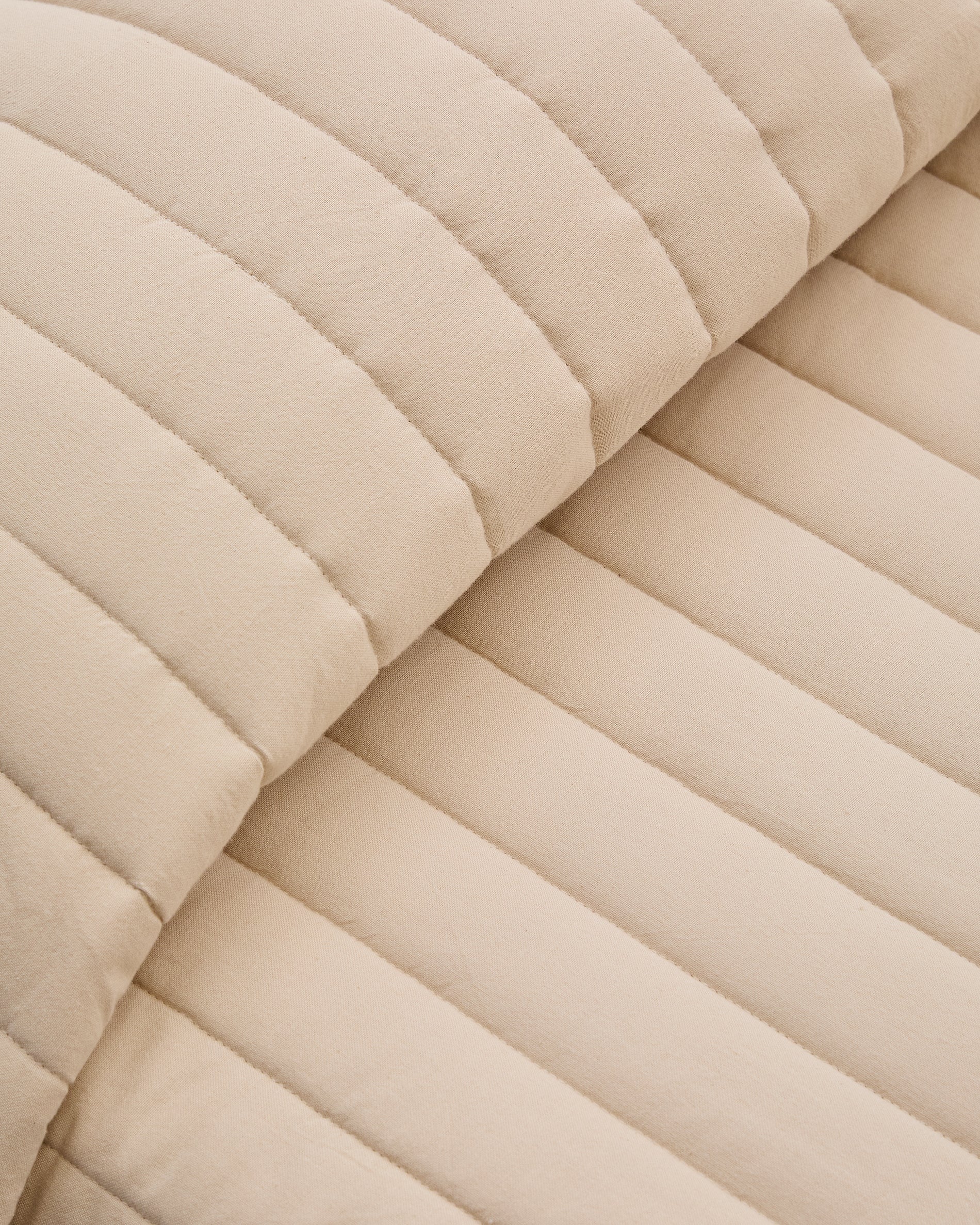 Sini beige bedspread made of 100% organic cotton for 90 cm beds - Detail