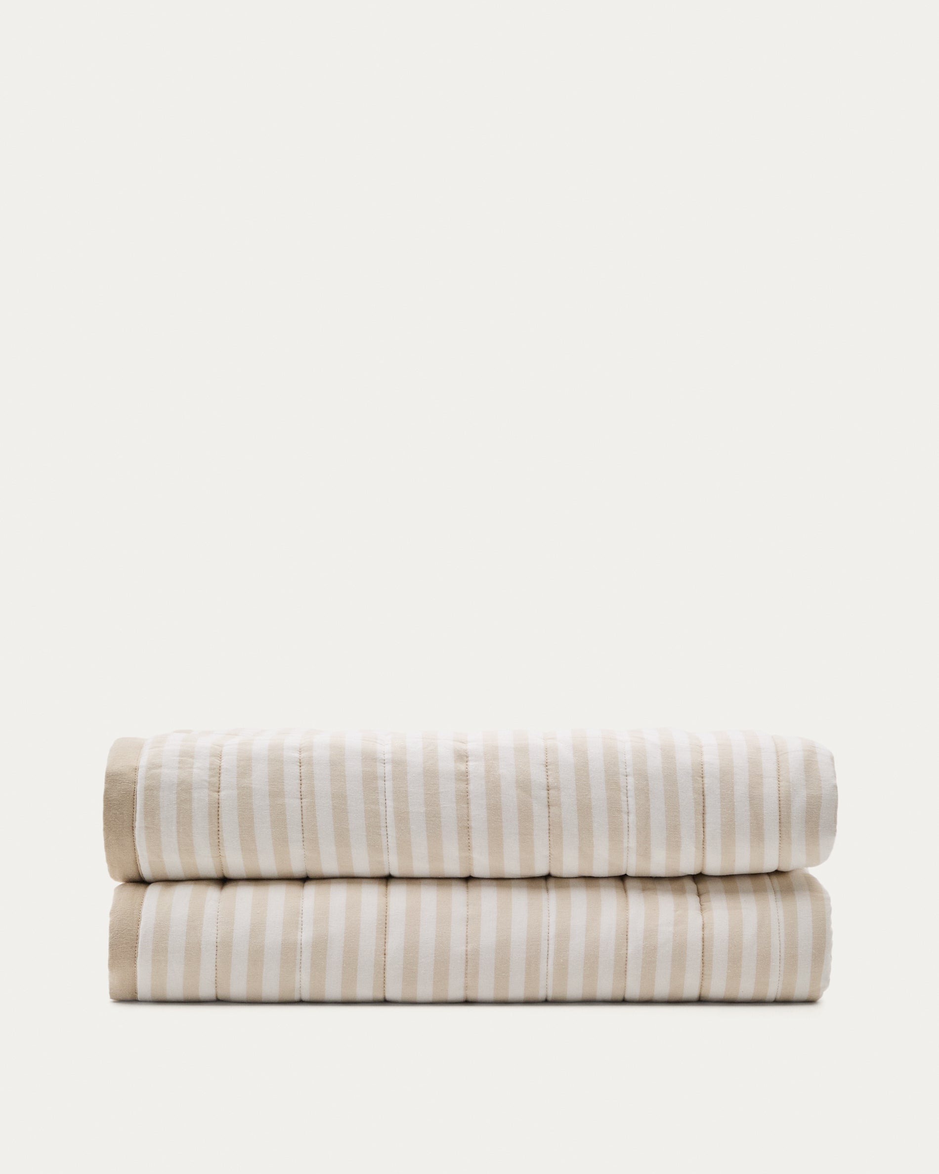 Sini beige bedspread made of 100% organic cotton for 90 cm beds - Product View