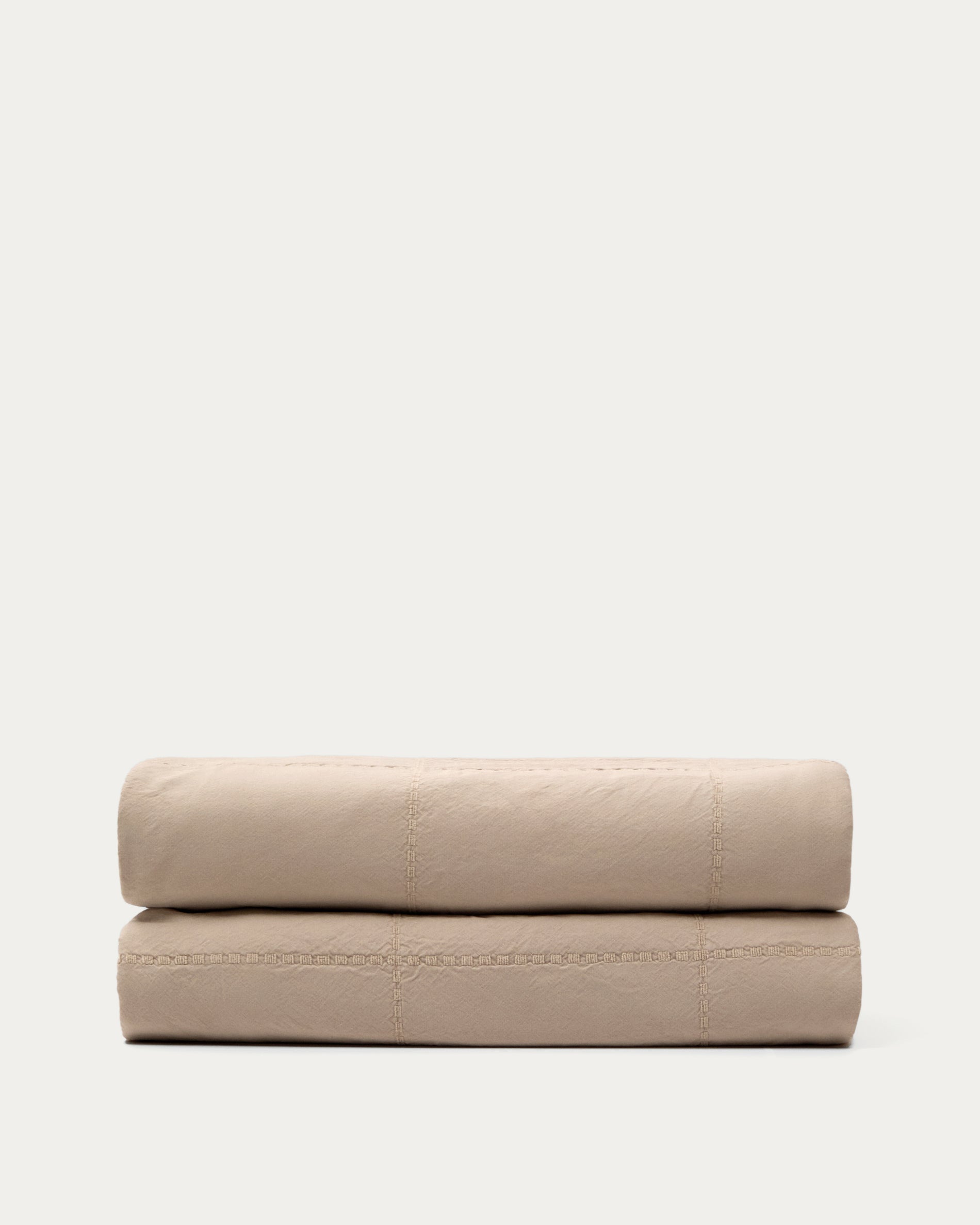 Isor chenille, 100% cotton bedspread with fantasy stripes for 150/160 cm bed - Product Image