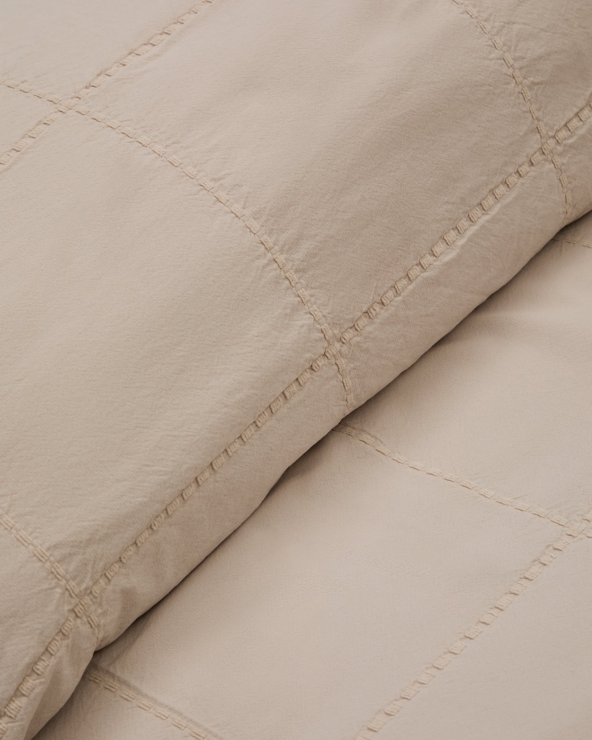Isor chenille, 100% cotton bedspread with fantasy stripes for 150/160 cm bed - Detail