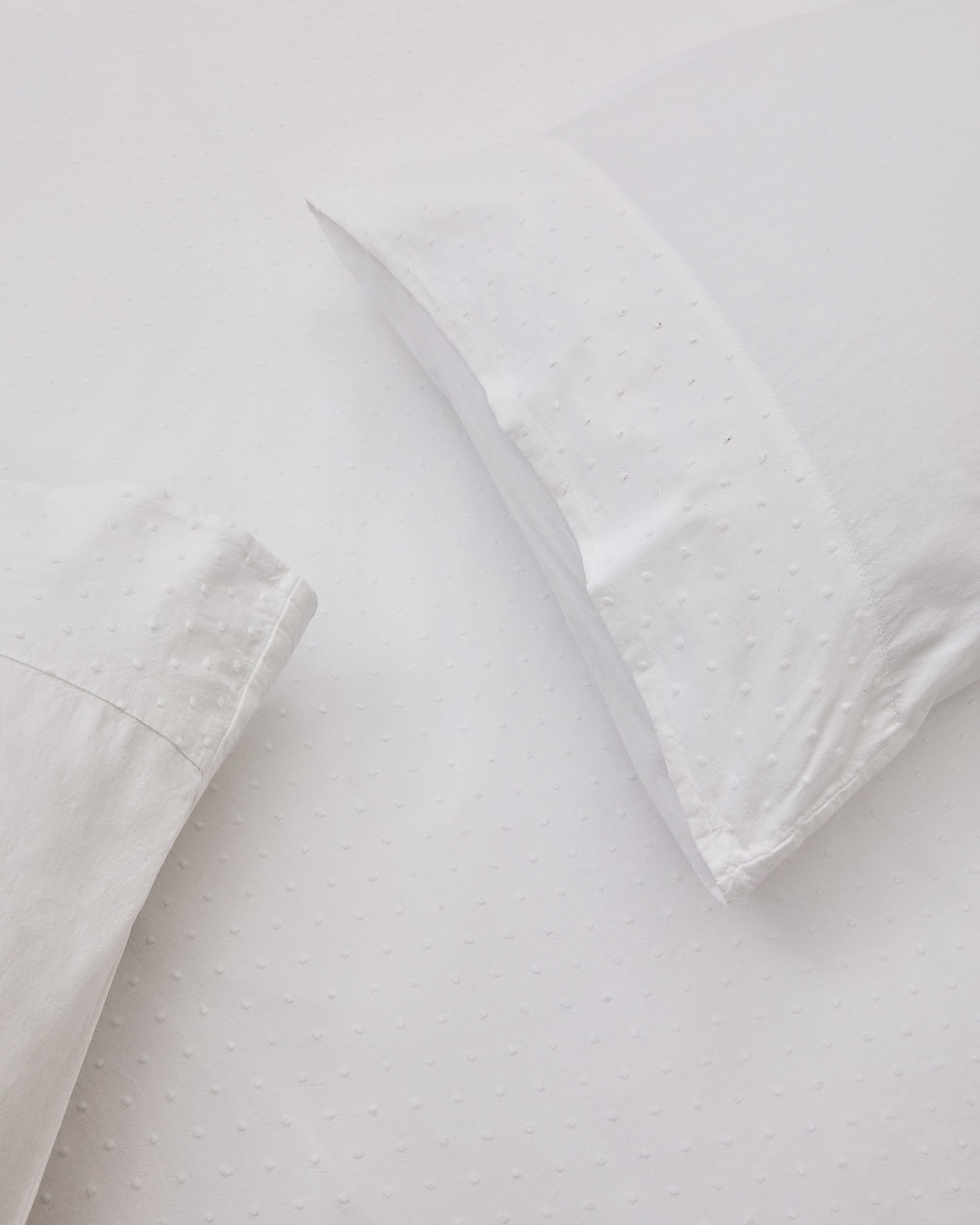 Atenie bézs ágytakaró és párnahuzat szett, 100% pamut percale, plumeti részlet, 150 cm ágy