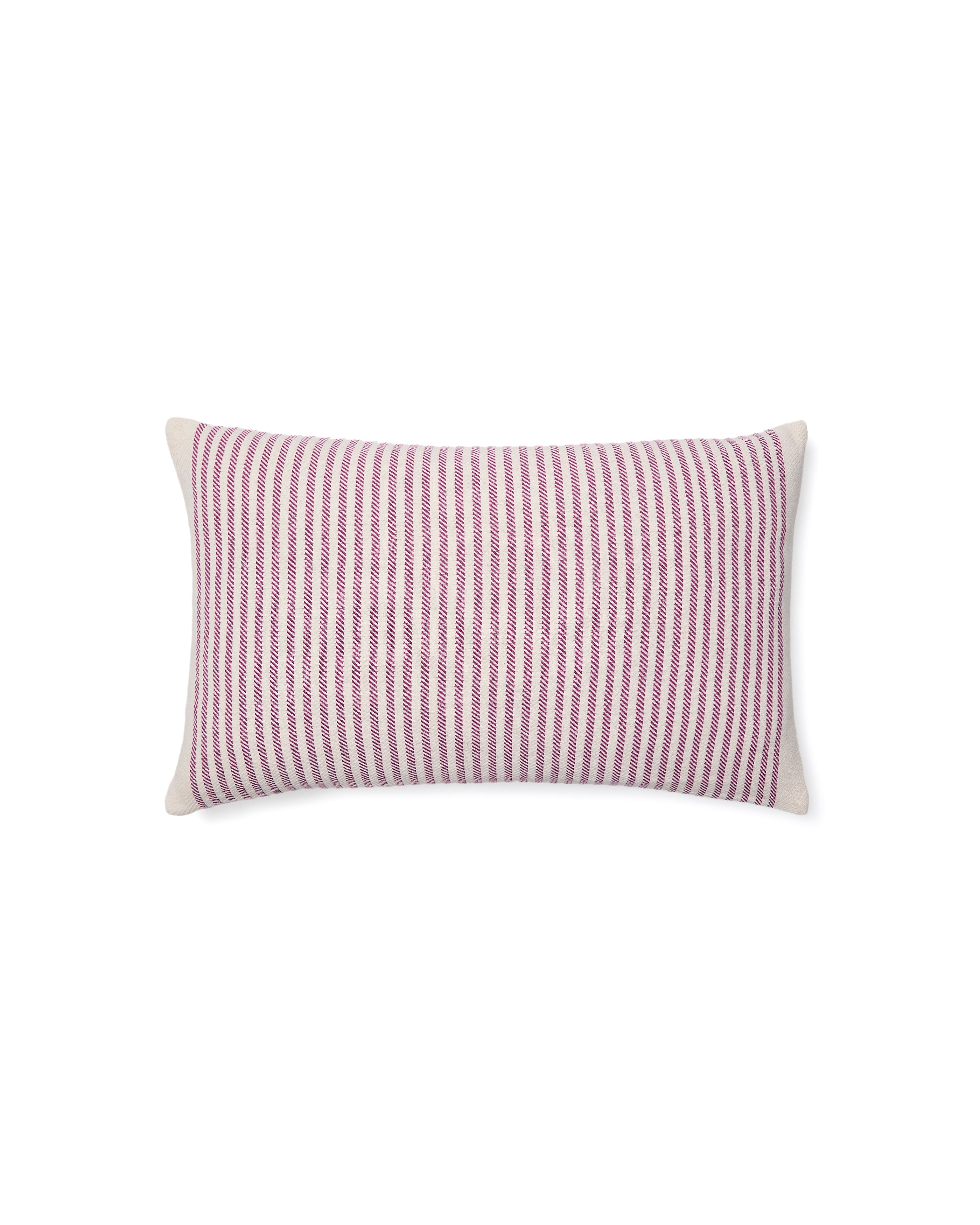 Lioris pink striped cotton cushion cover 60 x 40cm - Product Image