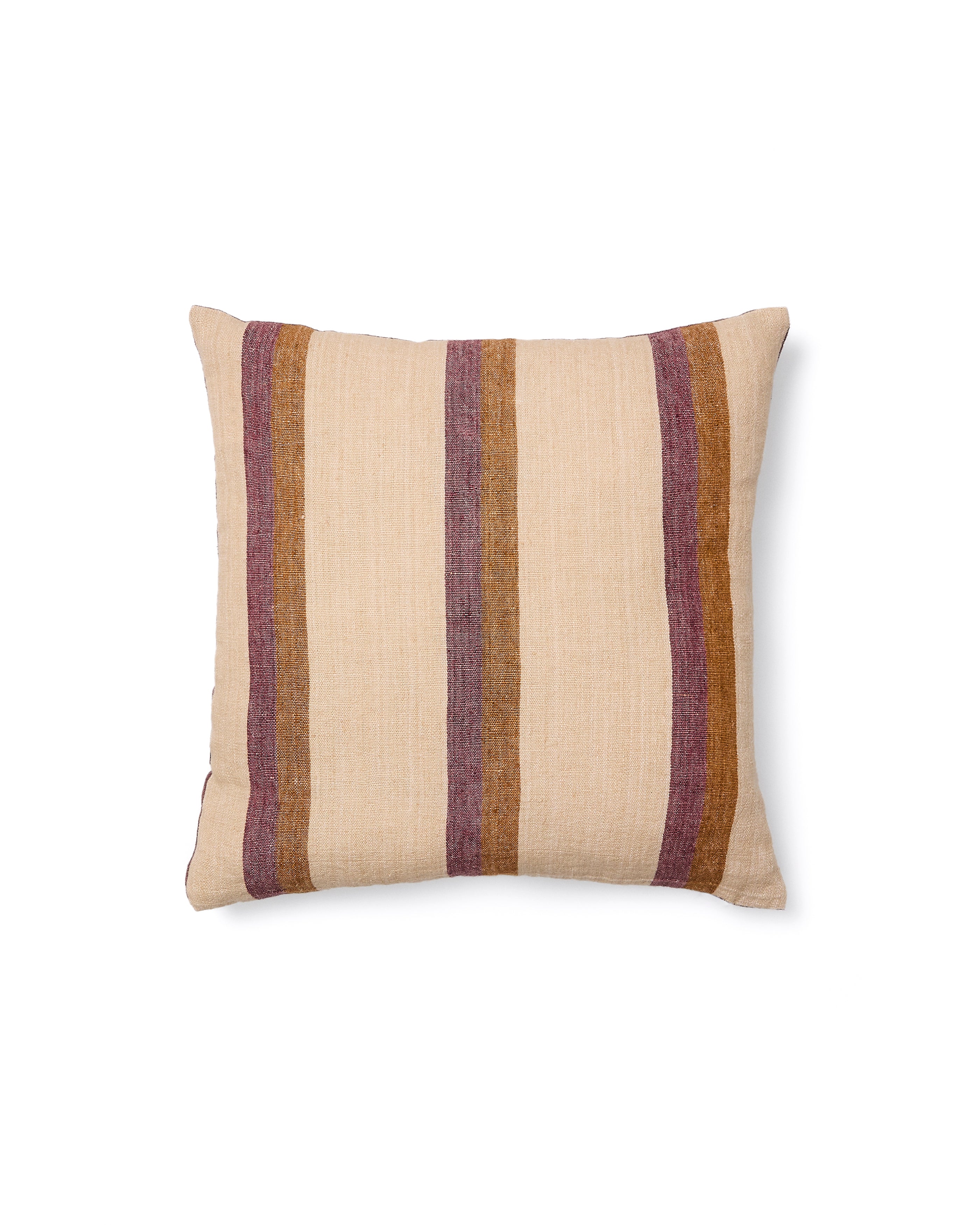 Arven multicoloured striped 100% linen cushion cover 45 x 45cm - Product Image