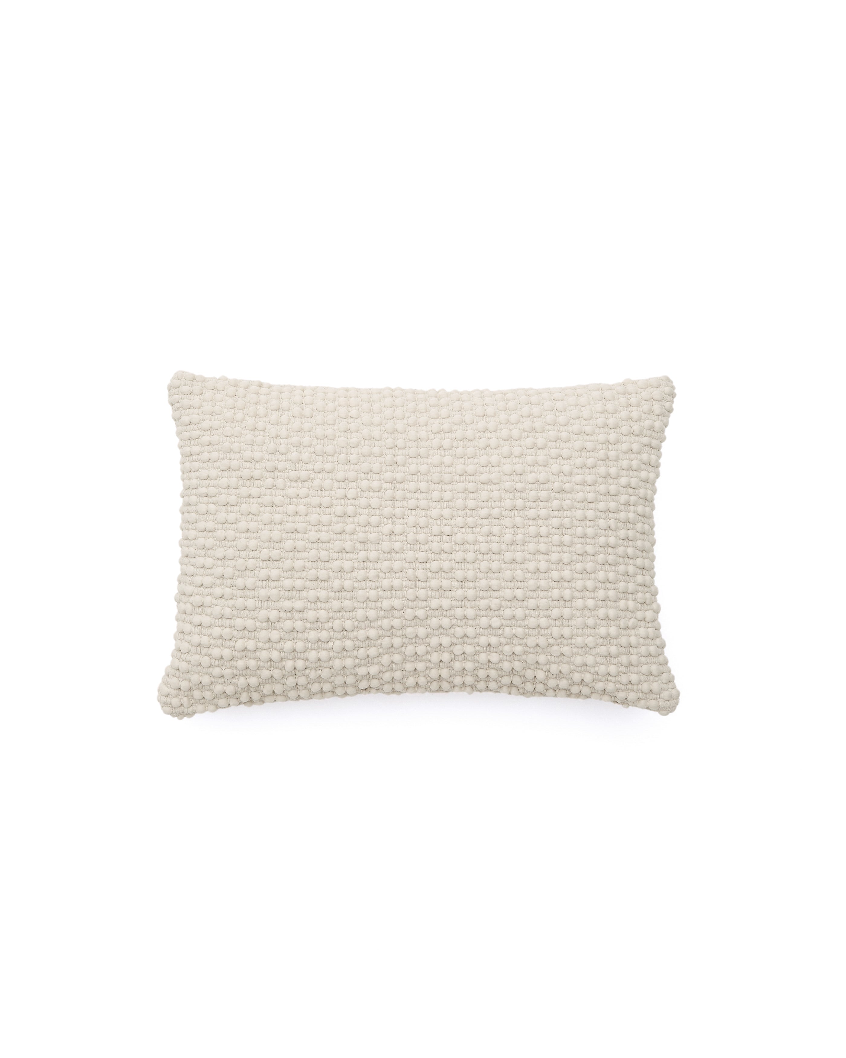 Mascarell white cotton and polyester cushion cover 40 x 60 cm - Product Image