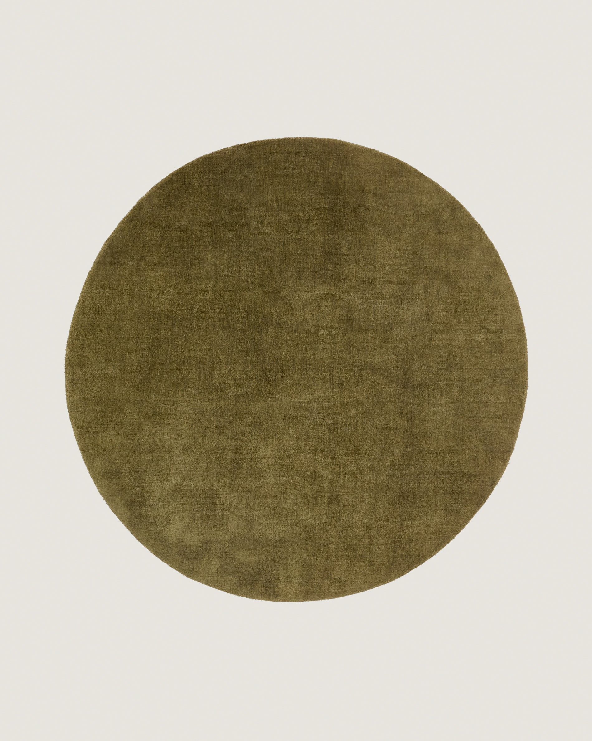 Empuries green round rug Ø200cm - Product View