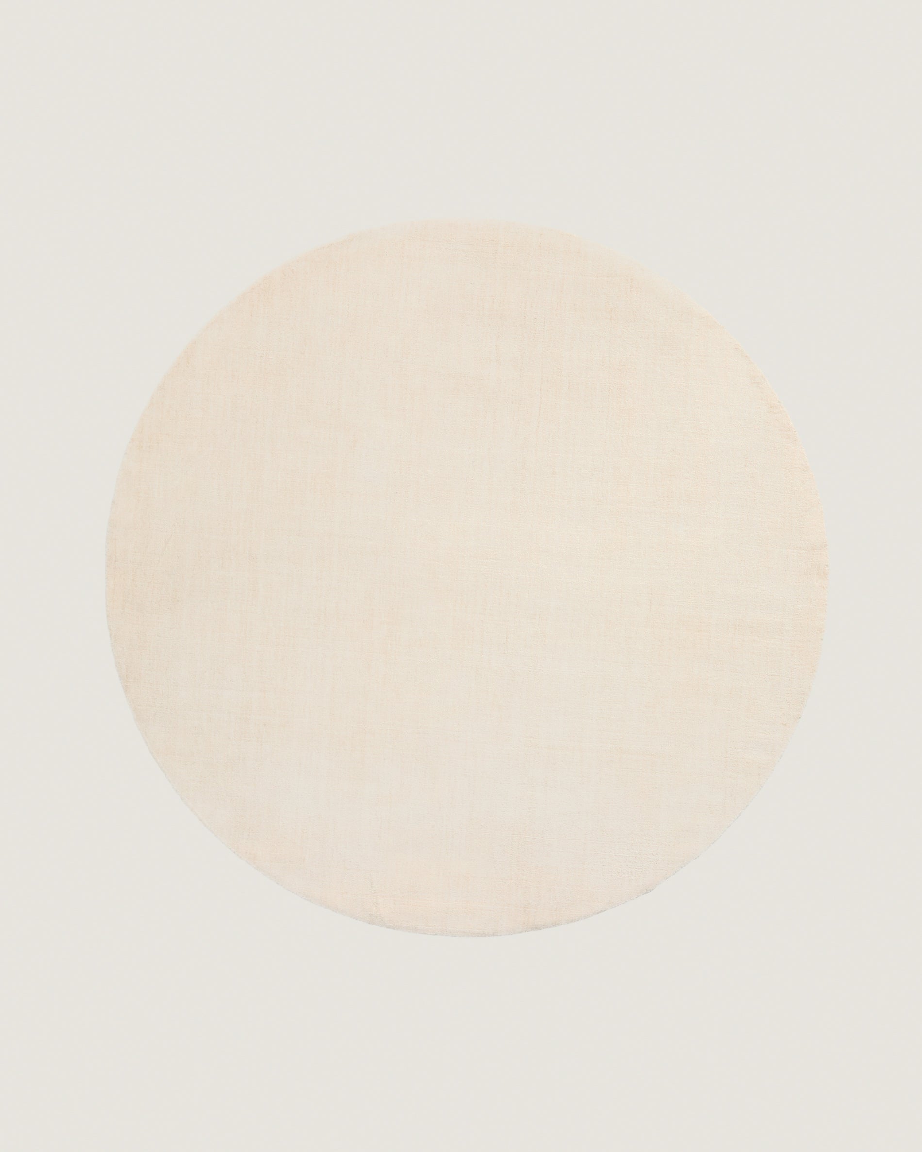 Empuries white round rug Ø200cm - Product View