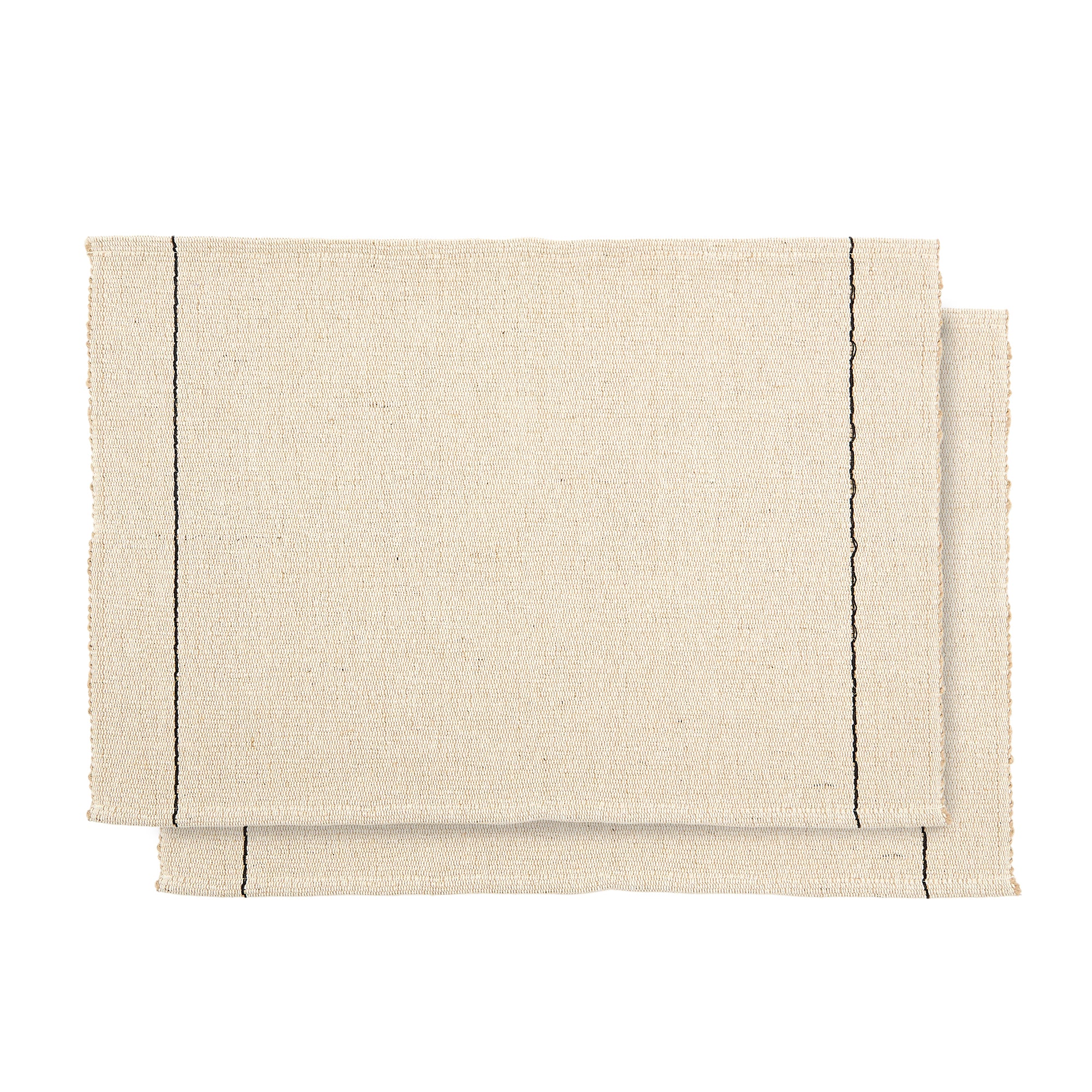 Lunel set of 2 jute placemats 50 x 35cm - Product Image
