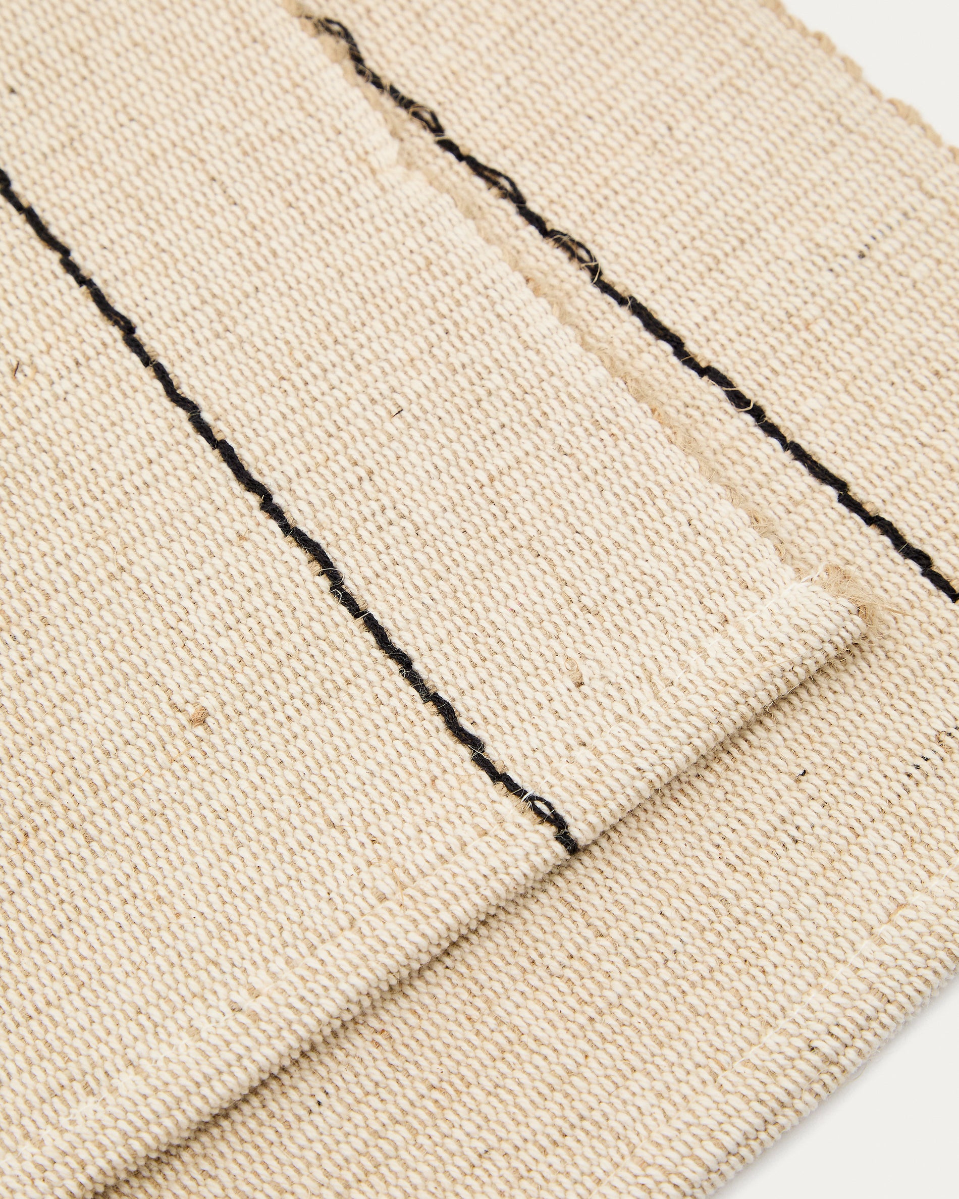 Lunel set of 2 jute placemats 50 x 35cm - Detail