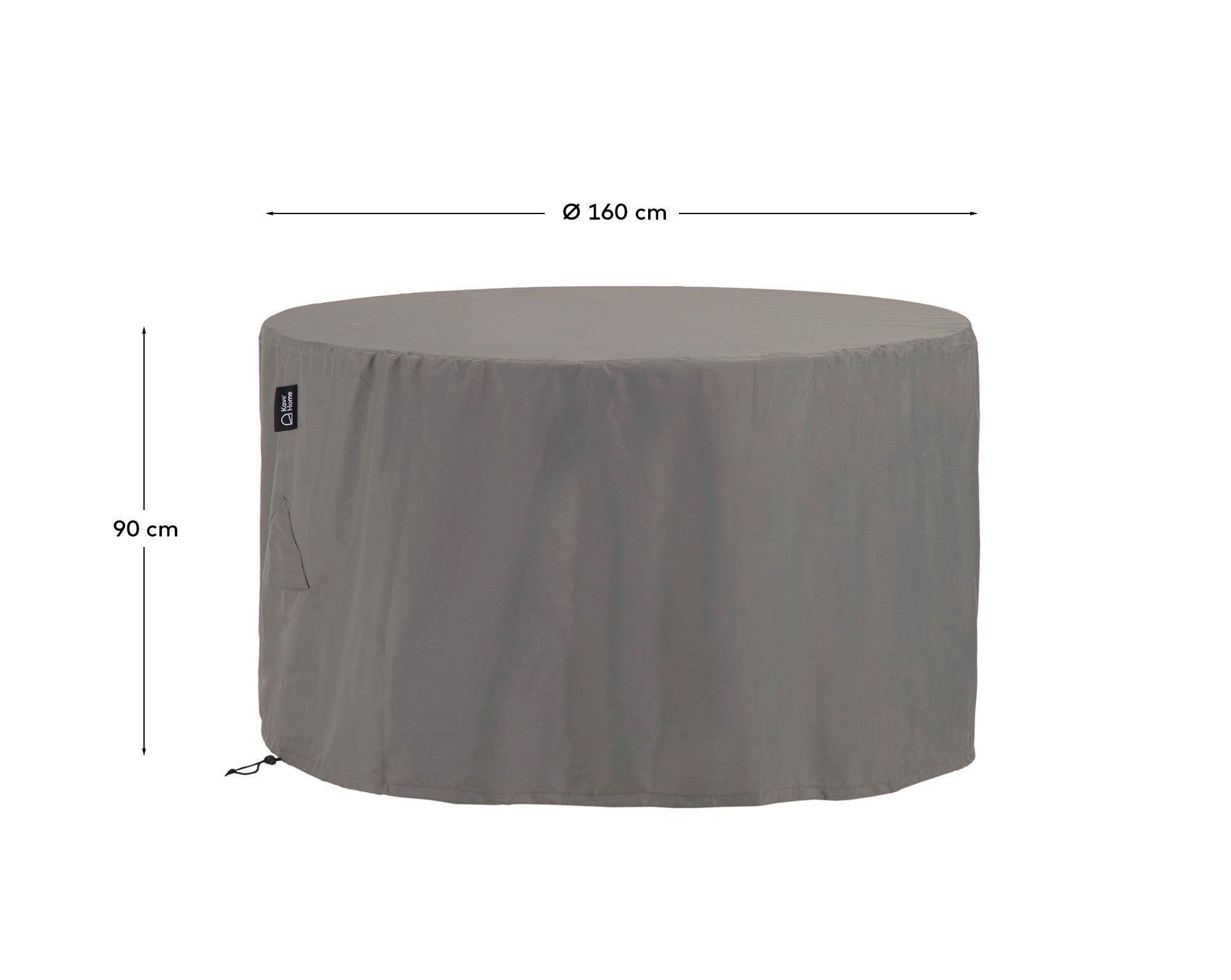 Iria protective cover for round outdoor table max. Ø 160 cm - Measurements