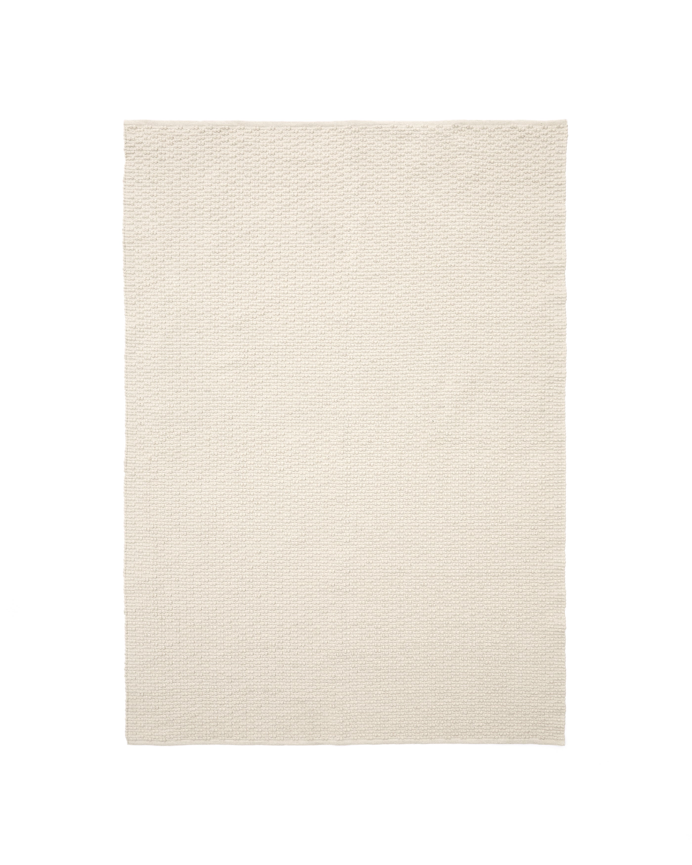 Mascarell white cotton and polyester rug 160 x 230 cm - Product Image